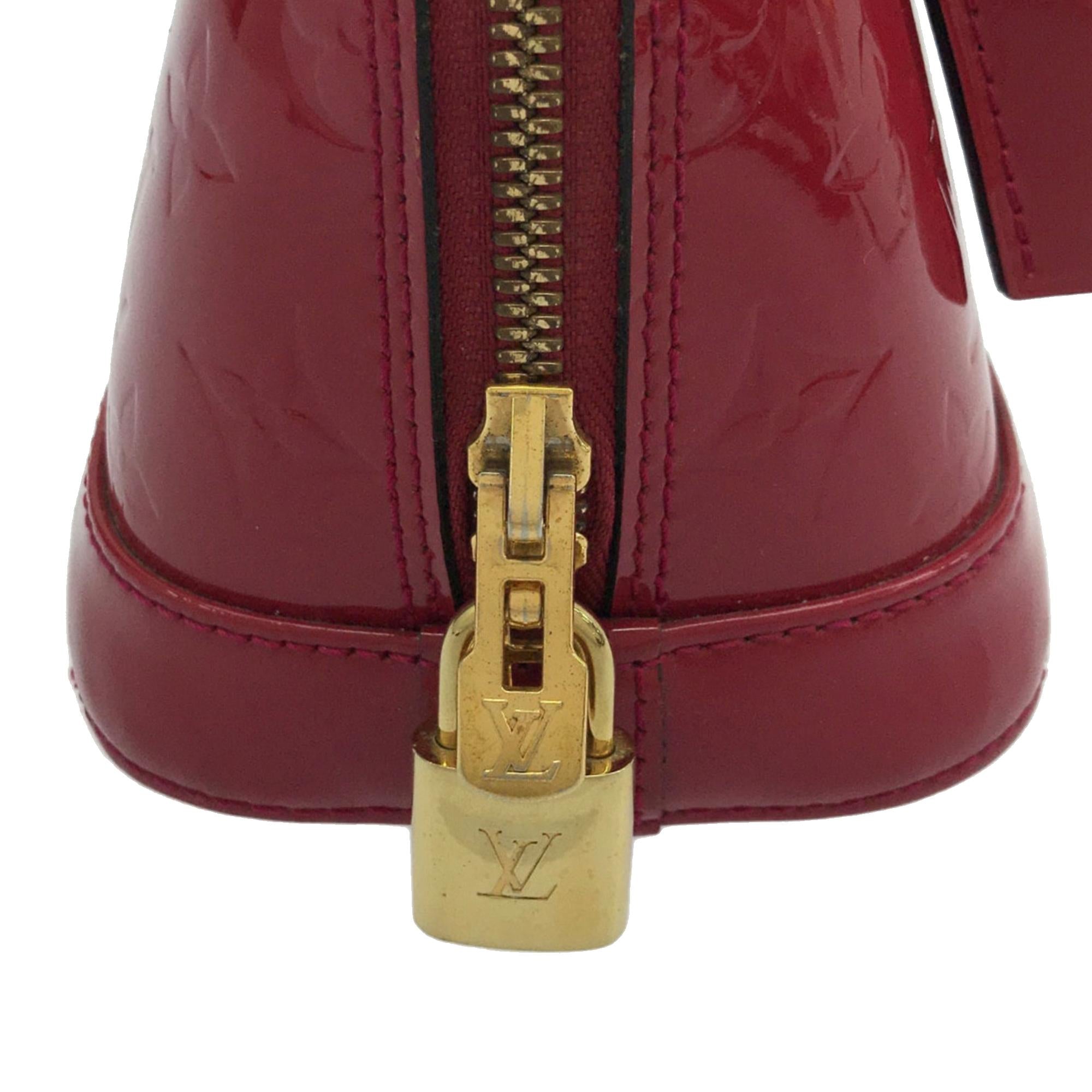 Louis Vuitton Monogram Vernis Alma BB (SHG-odonmp)