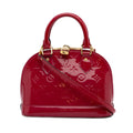 Louis Vuitton Monogram Vernis Alma BB (SHG-hlye6C)