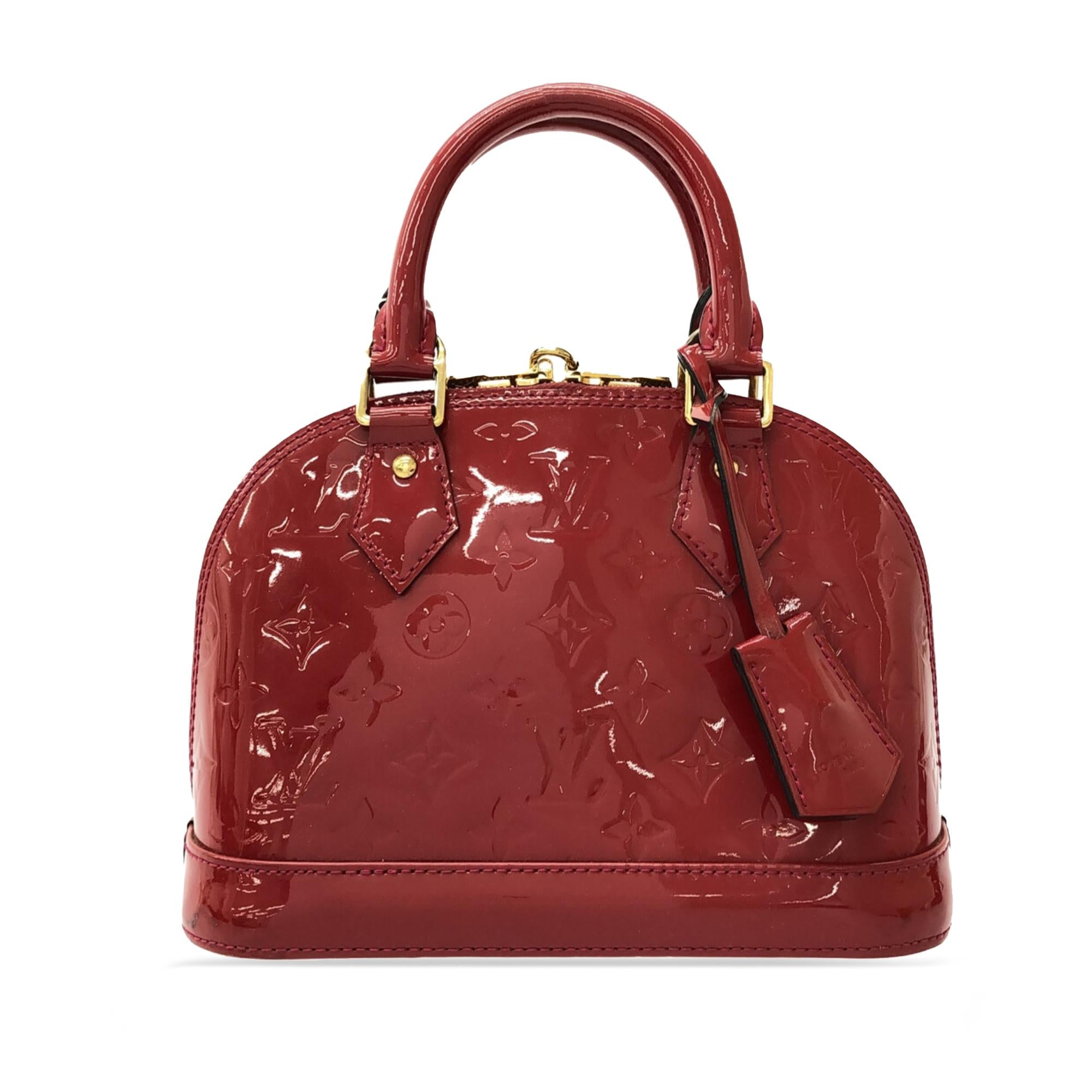 Louis Vuitton Monogram Vernis Alma BB (SHG-B5yQO3)