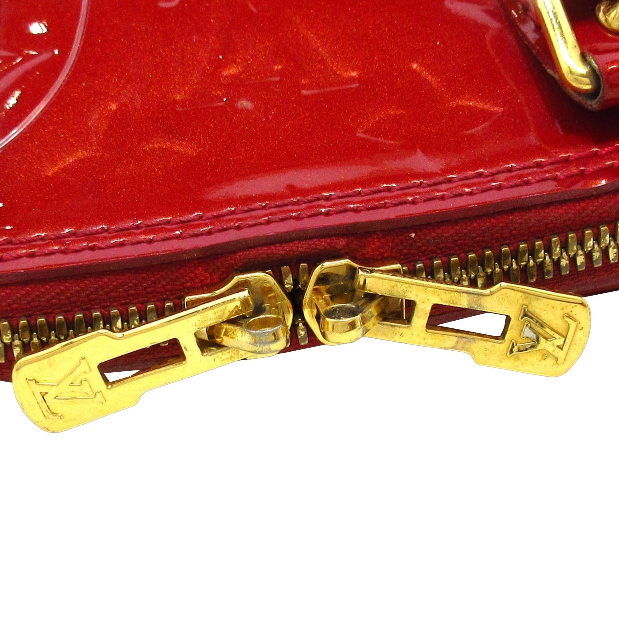 Louis Vuitton Monogram Vernis Alma BB (SHG-XqrbgB)