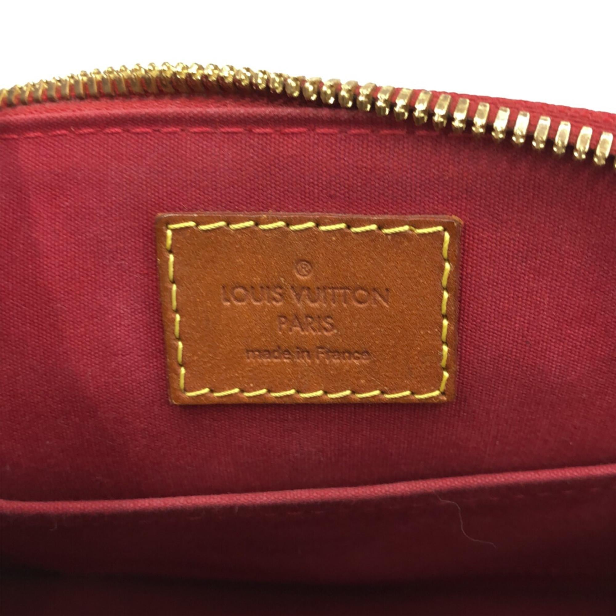 Louis Vuitton Monogram Vernis Alma BB (SHG-qqavce)