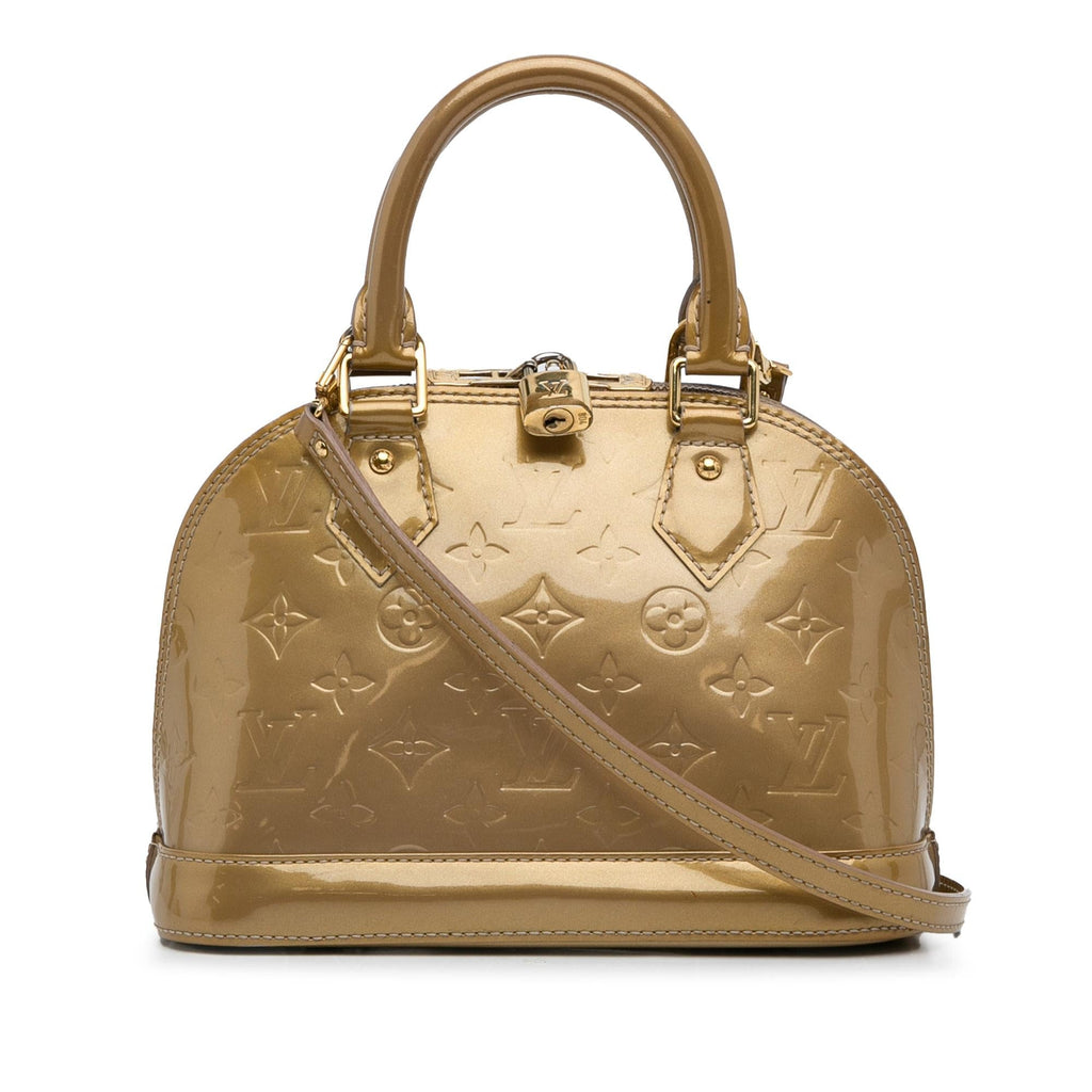 Louis Vuitton Monogram Vernis Alma BB (SHG-TvwZRB)