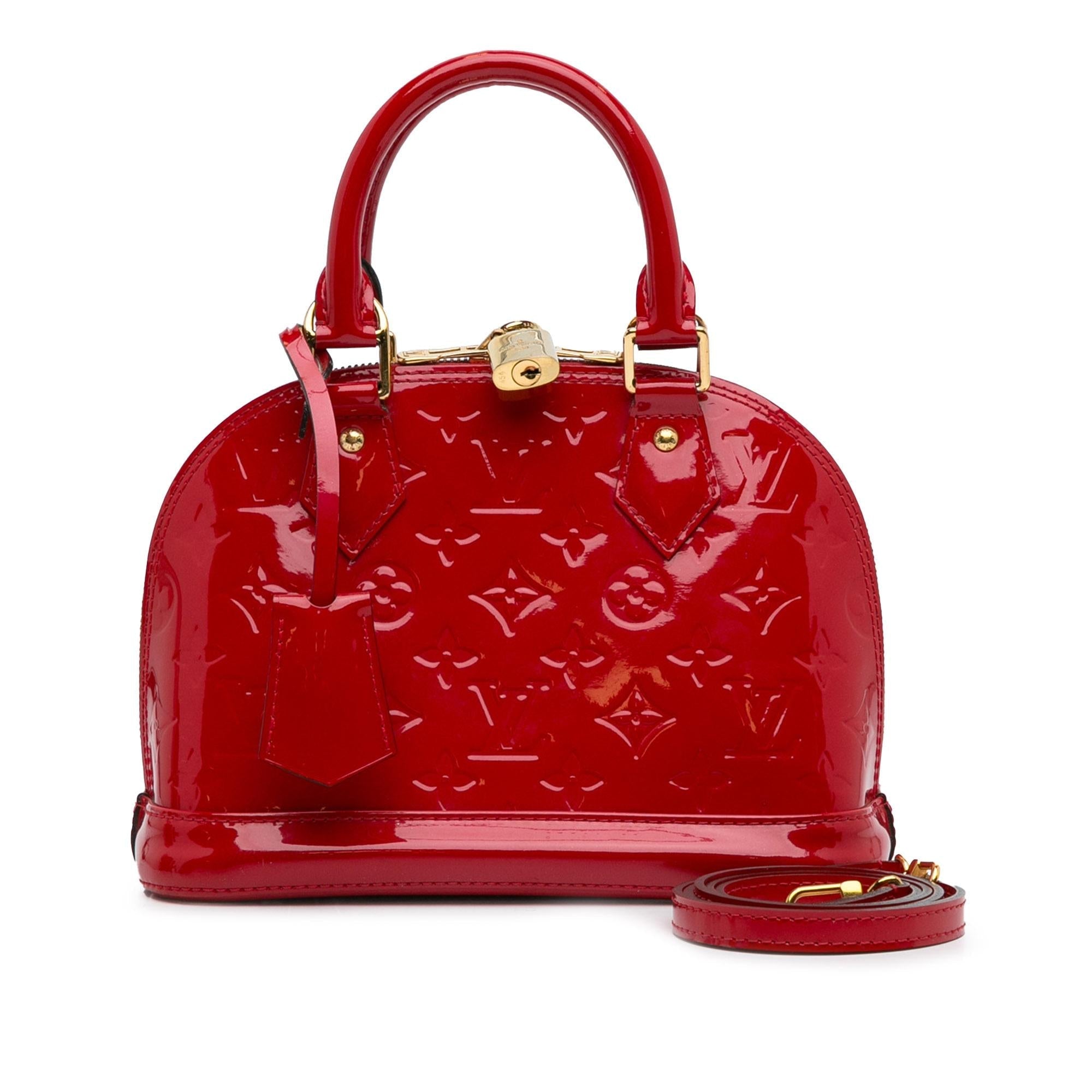 Louis Vuitton Monogram Vernis Alma BB (SHG-e0Cf0Z)