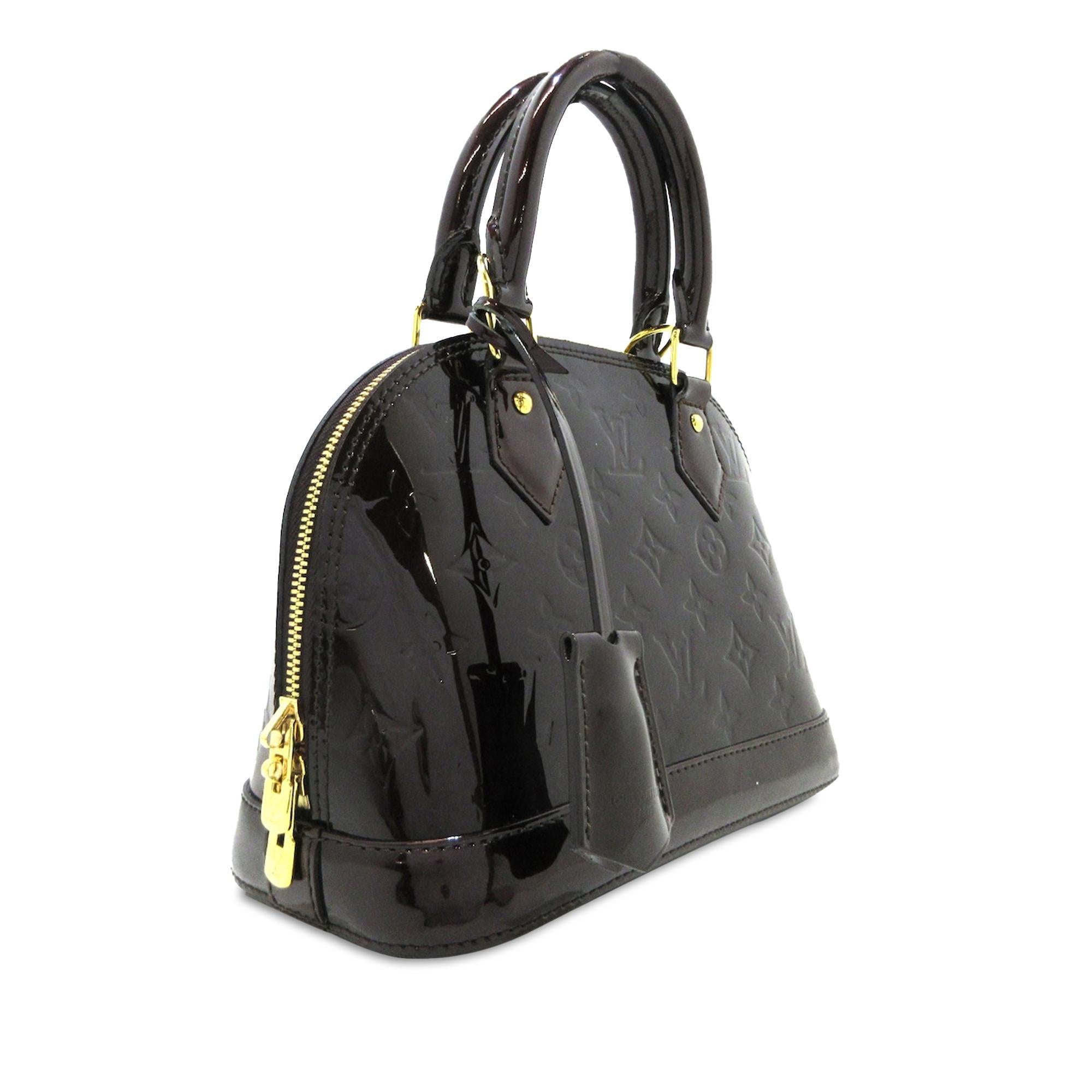 Louis Vuitton Monogram Vernis Alma BB (SHG-0i7tjg)