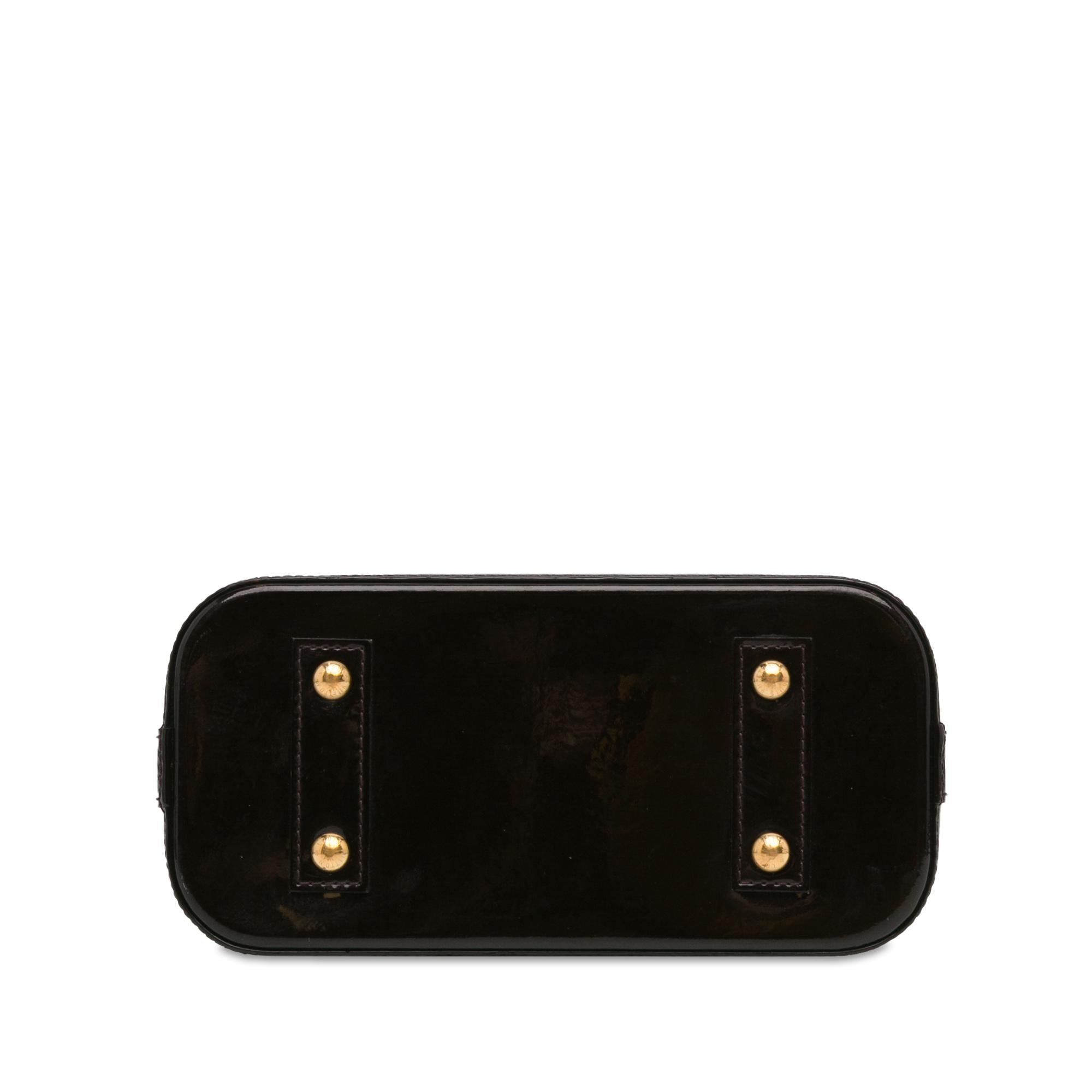 Louis Vuitton Monogram Vernis Alma BB (SHG-0xIoL6)