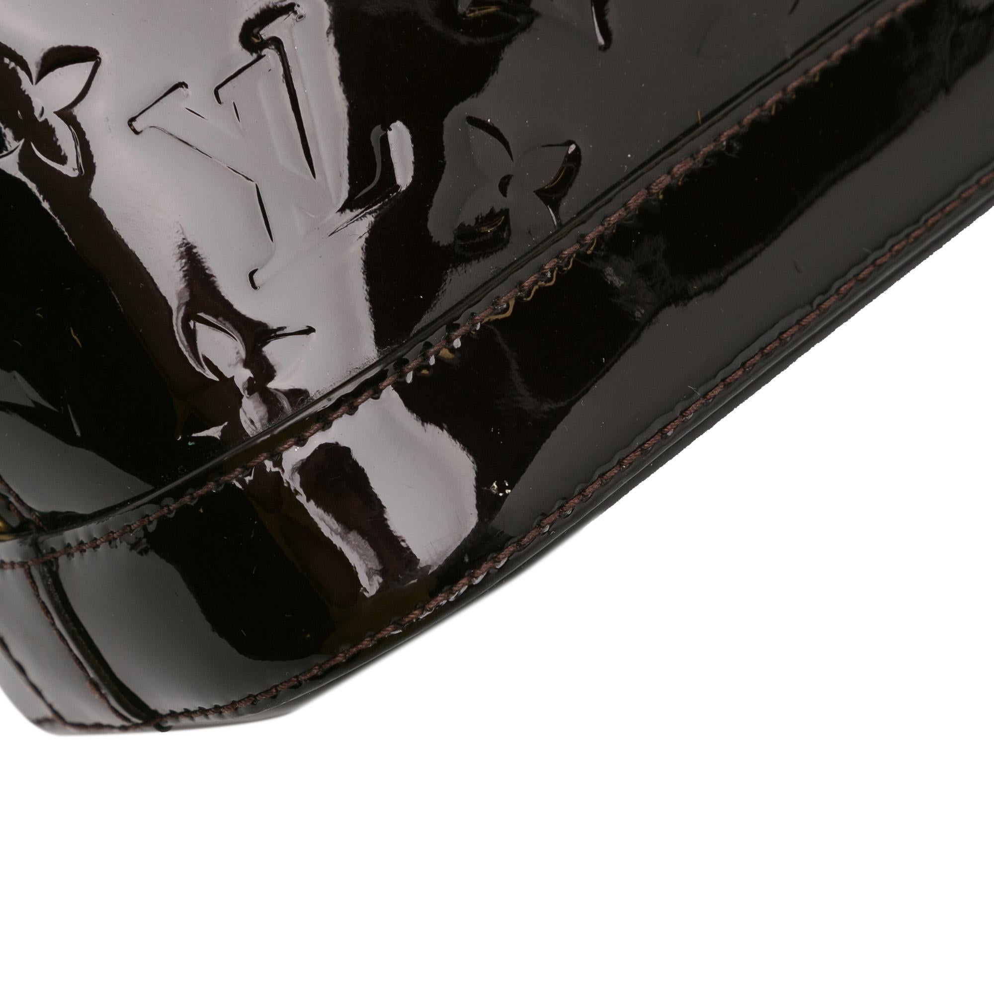 Louis Vuitton Monogram Vernis Alma BB (SHG-0xIoL6)