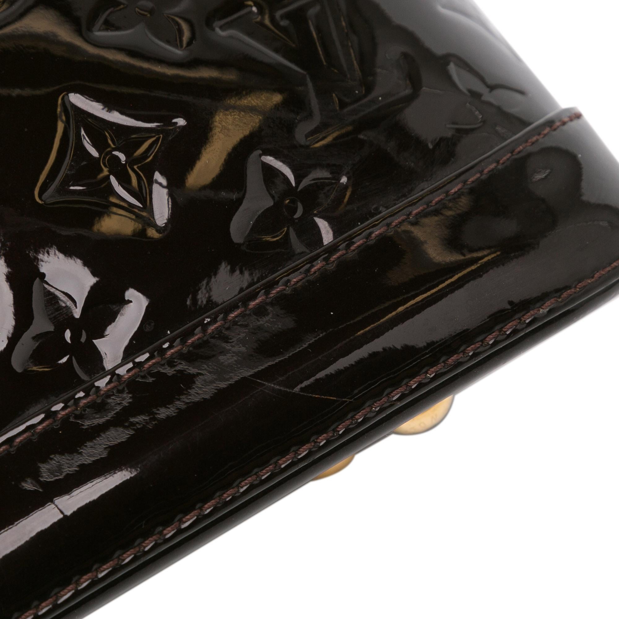 Louis Vuitton Monogram Vernis Alma BB (SHG-0xIoL6)