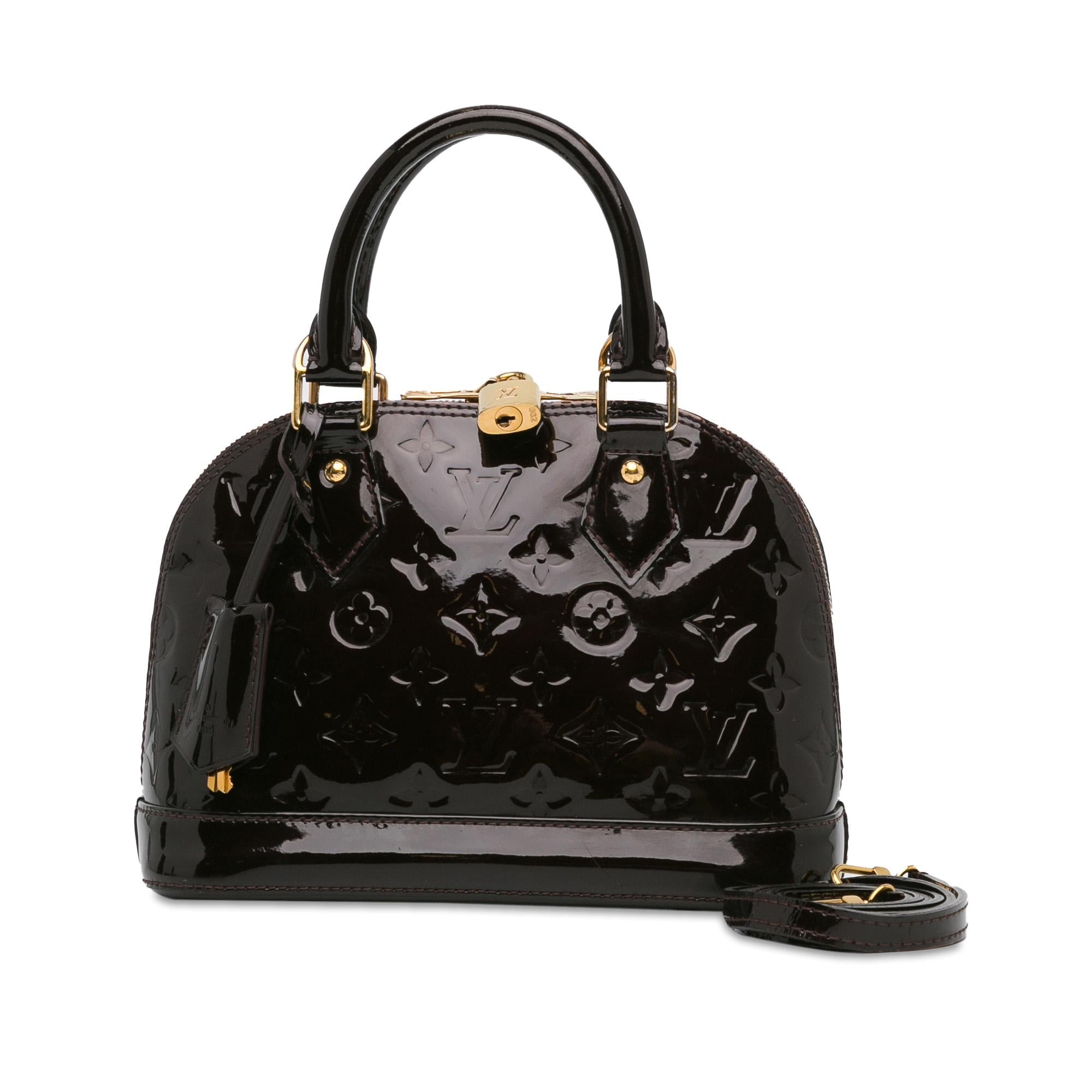 Louis Vuitton Monogram Vernis Alma BB (SHG-0xIoL6)