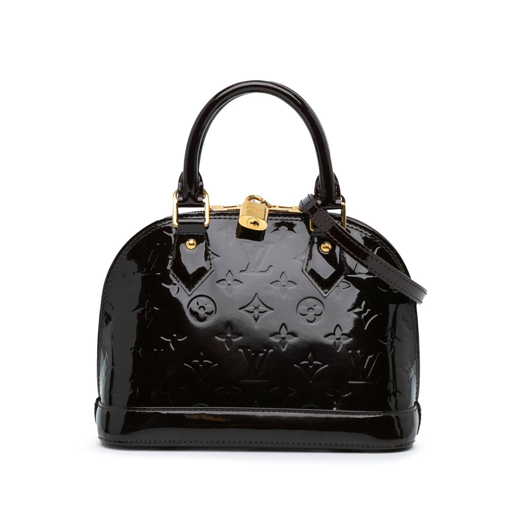 Louis Vuitton Monogram Vernis Alma BB (SHG-YSgEEE)