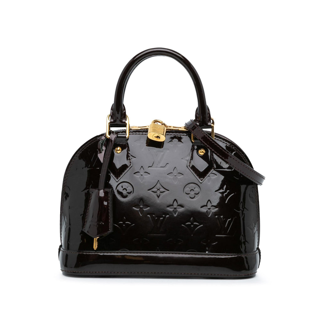 Louis Vuitton Monogram Vernis Alma BB (SHG-YSgEEE)