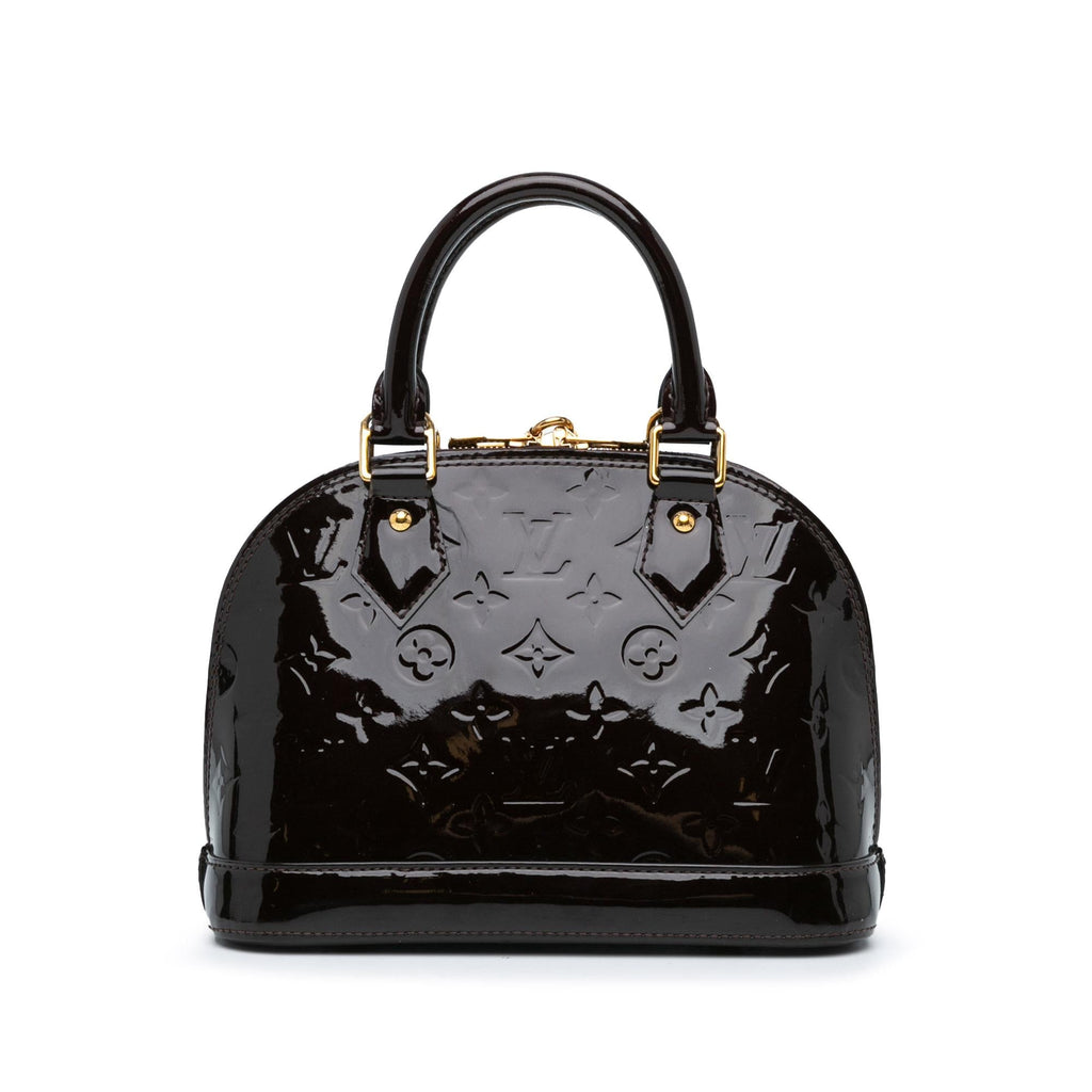 Louis Vuitton Monogram Vernis Alma BB (SHG-YSgEEE)