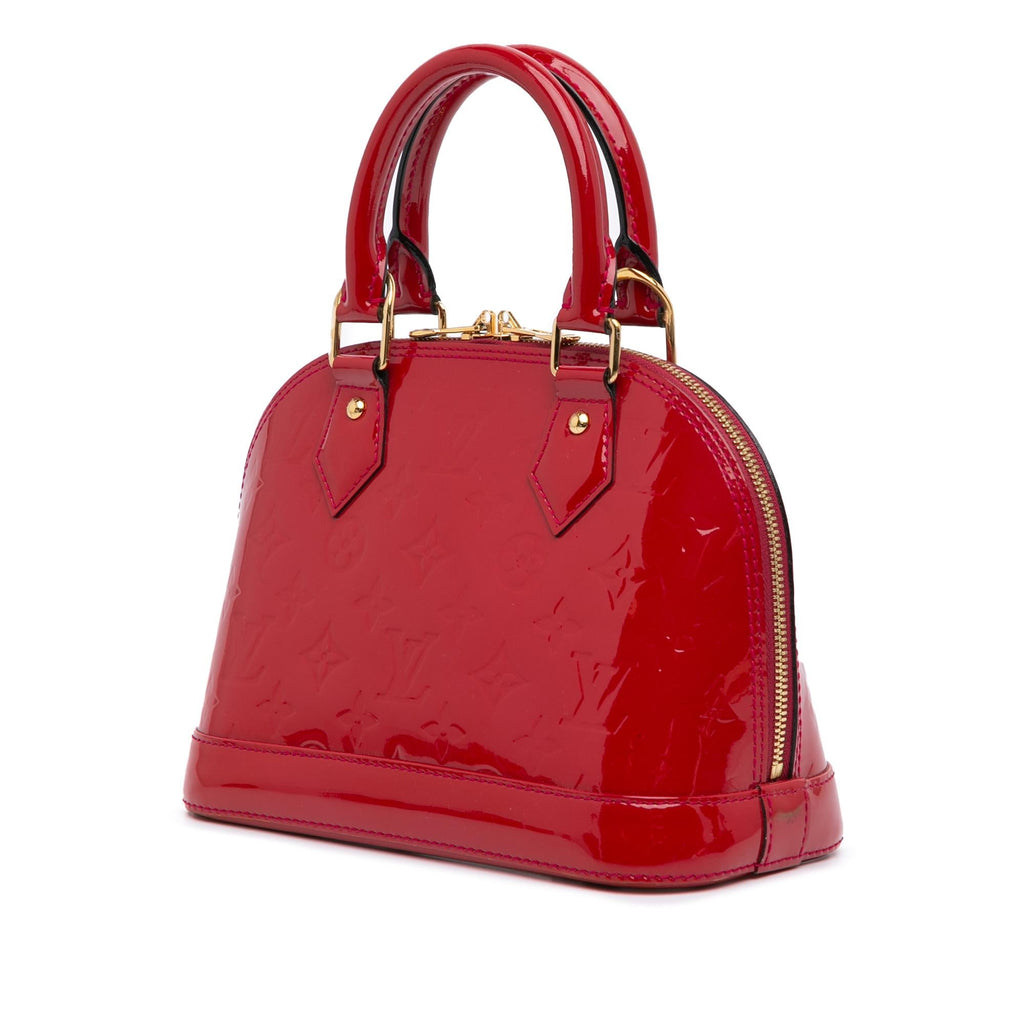 Louis Vuitton Monogram Vernis Alma BB (SHG-MaFZ4c)