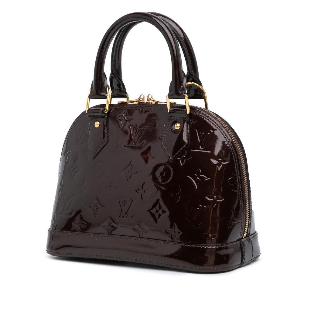 Louis Vuitton Monogram Vernis Alma BB (SHG-KbWr6B)