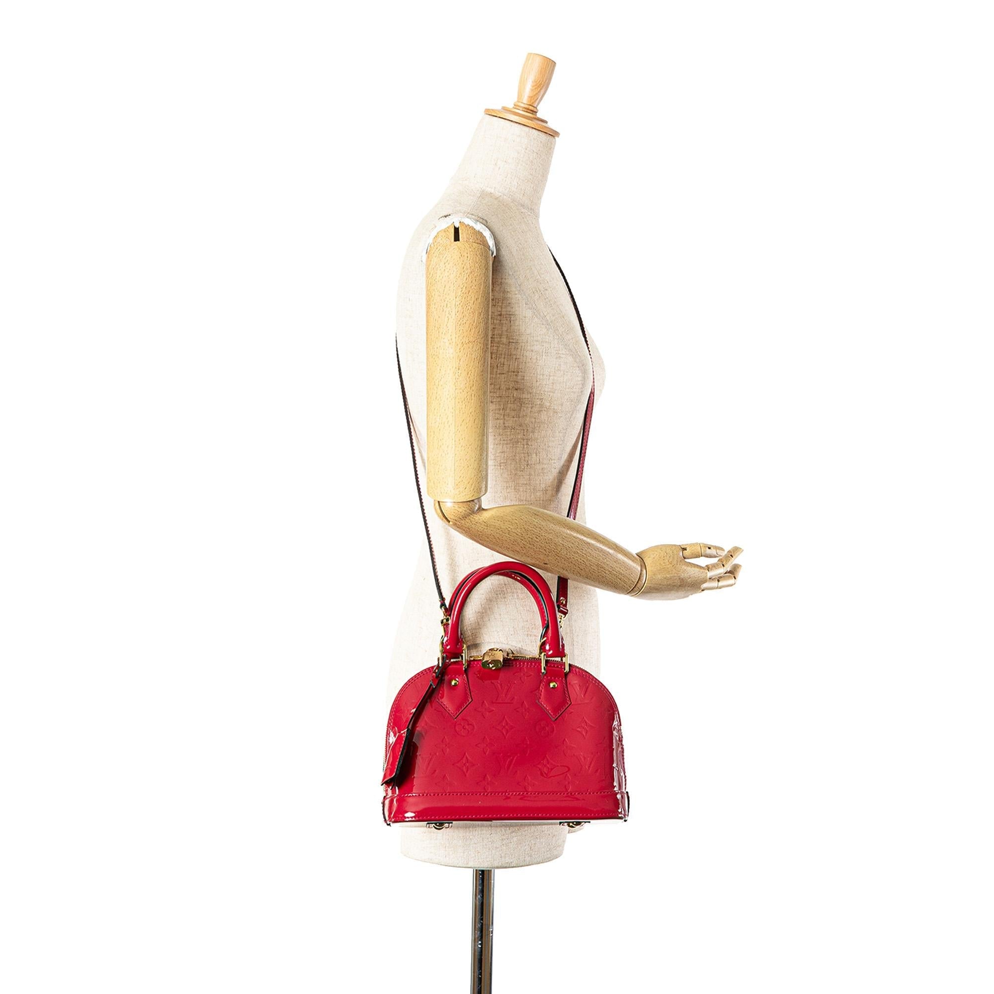 Louis Vuitton Monogram Vernis Alma BB