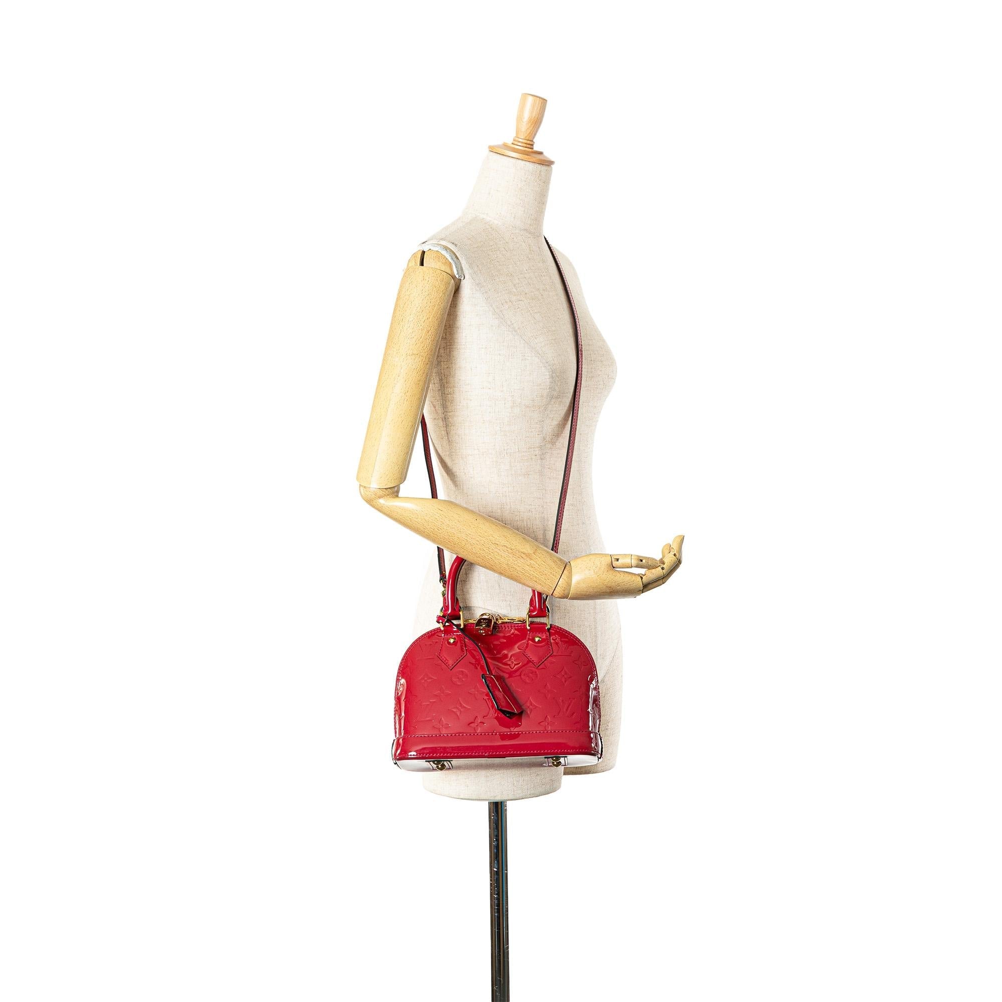 Louis Vuitton Monogram Vernis Alma BB