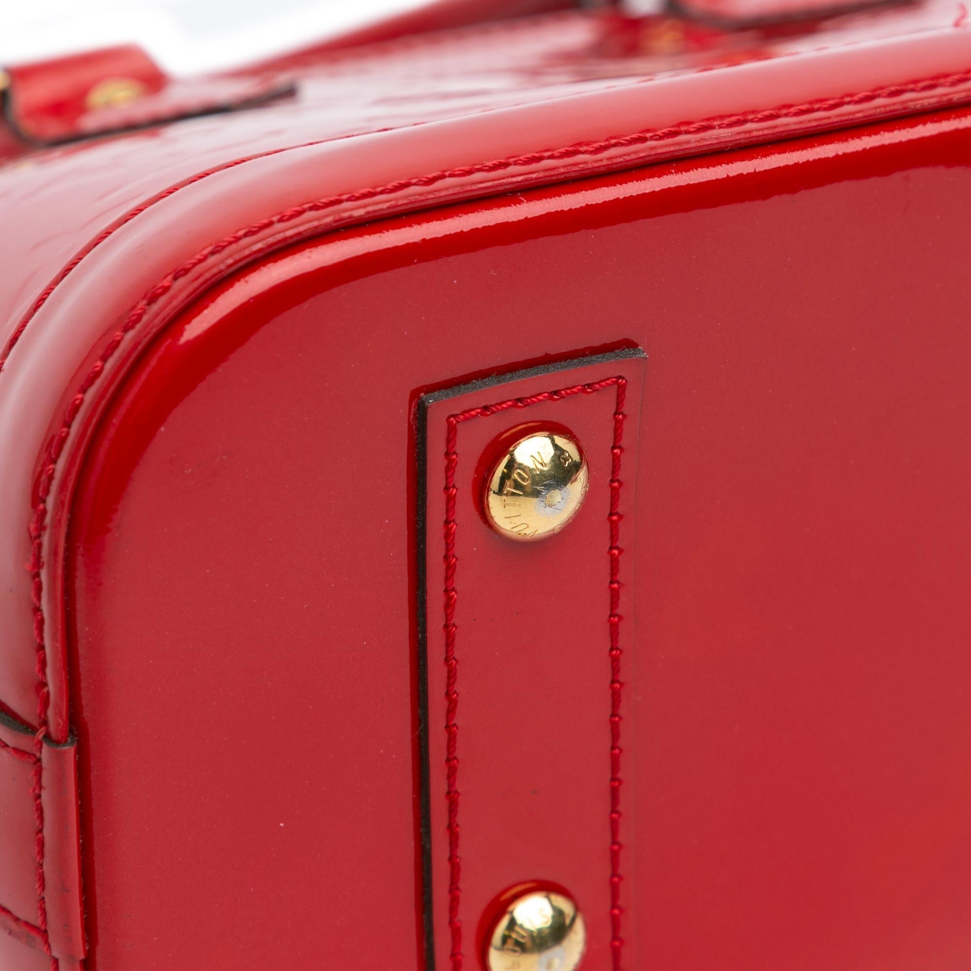 Louis Vuitton Monogram Vernis Alma BB