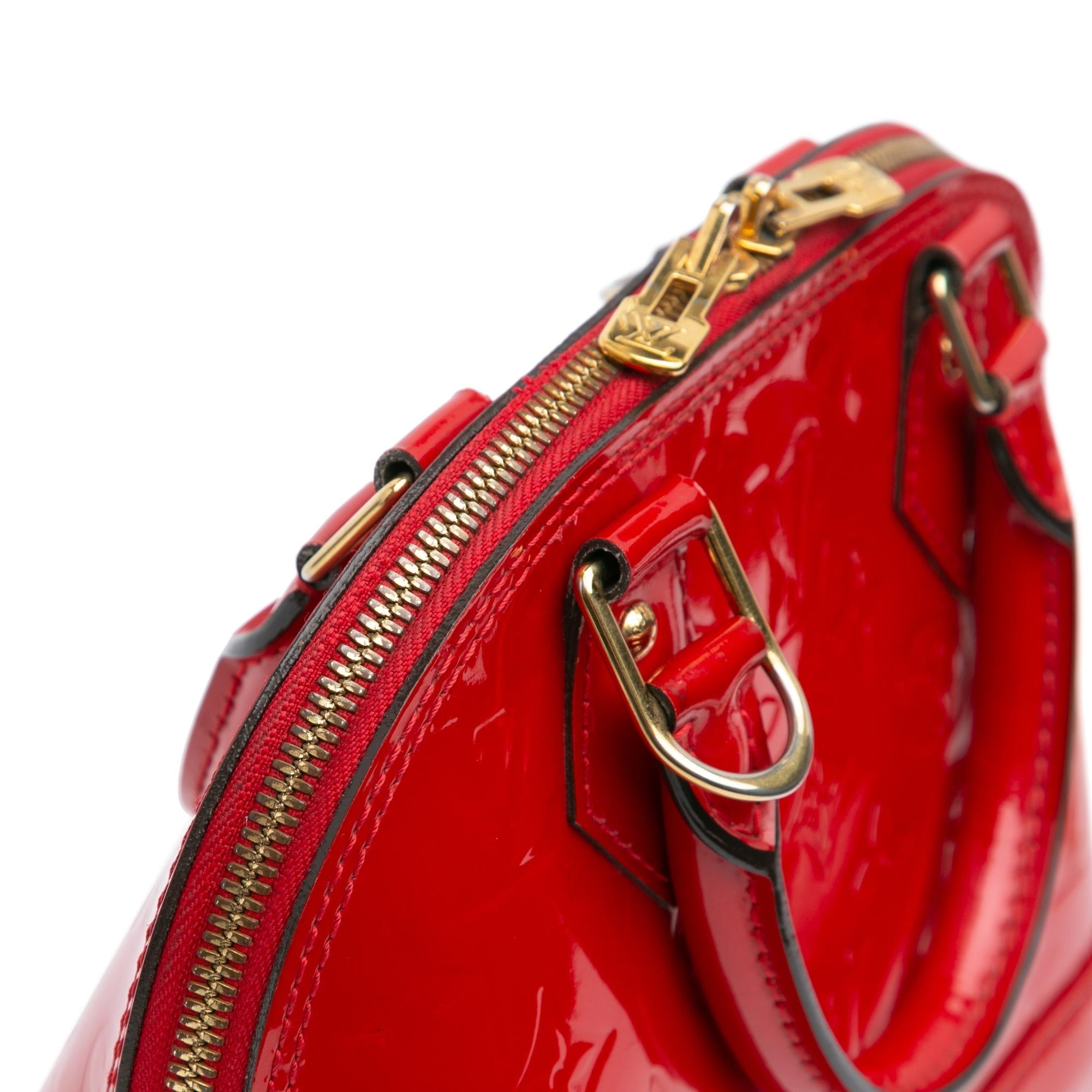 Louis Vuitton Monogram Vernis Alma BB