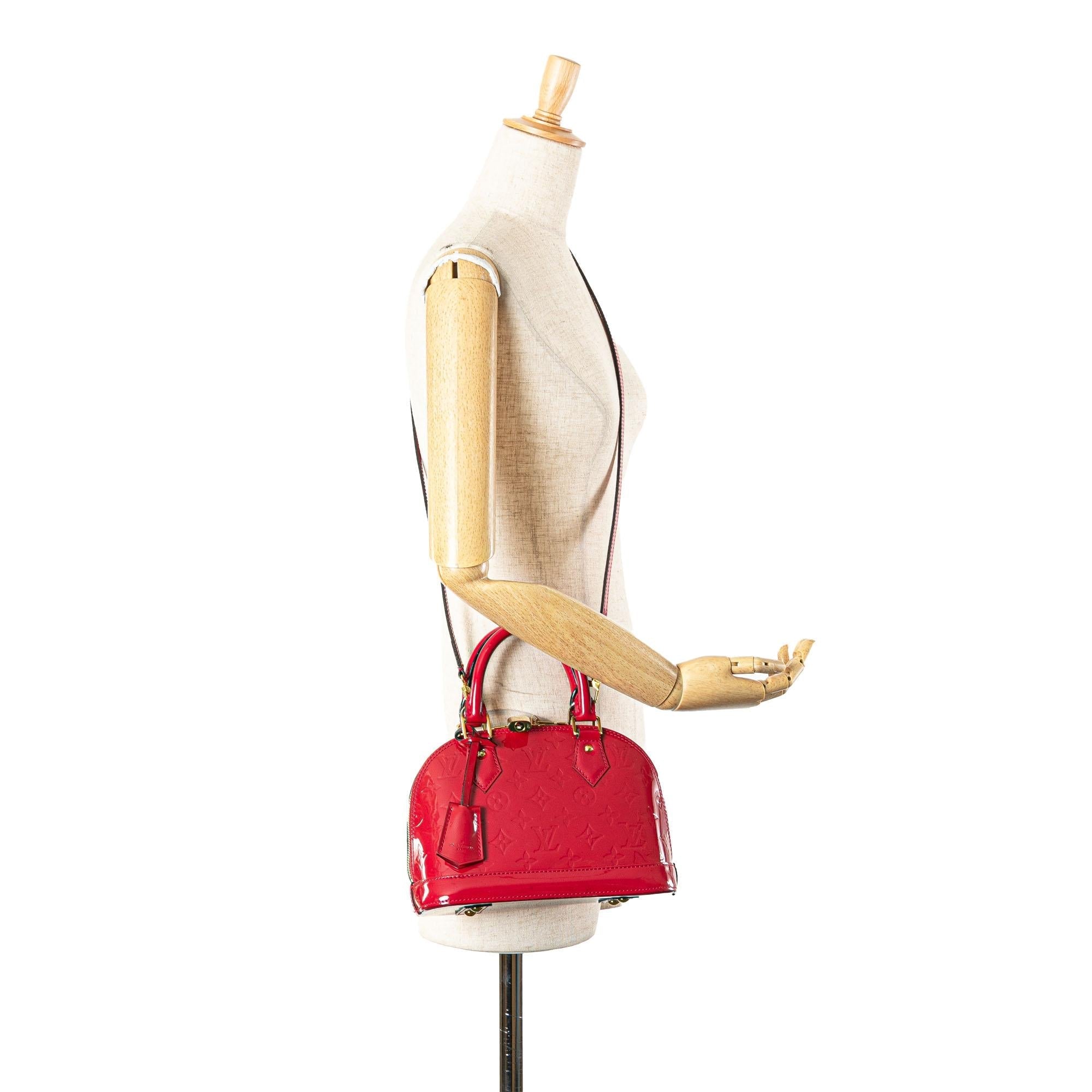 Louis Vuitton Monogram Vernis Alma BB