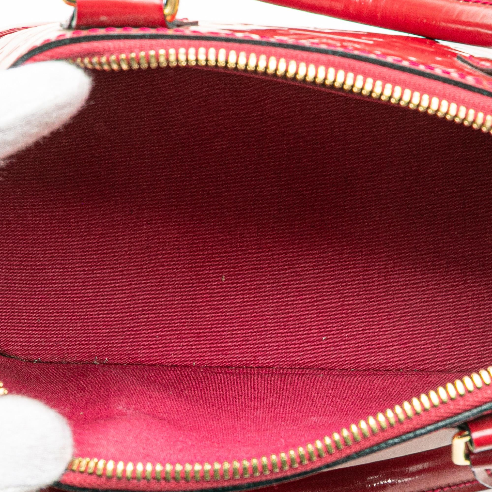 Louis Vuitton Monogram Vernis Alma BB