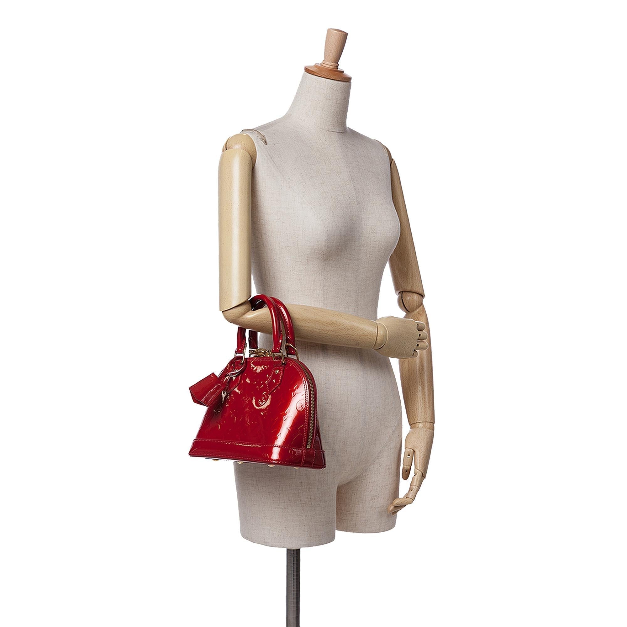 Louis Vuitton Monogram Vernis Alma BB