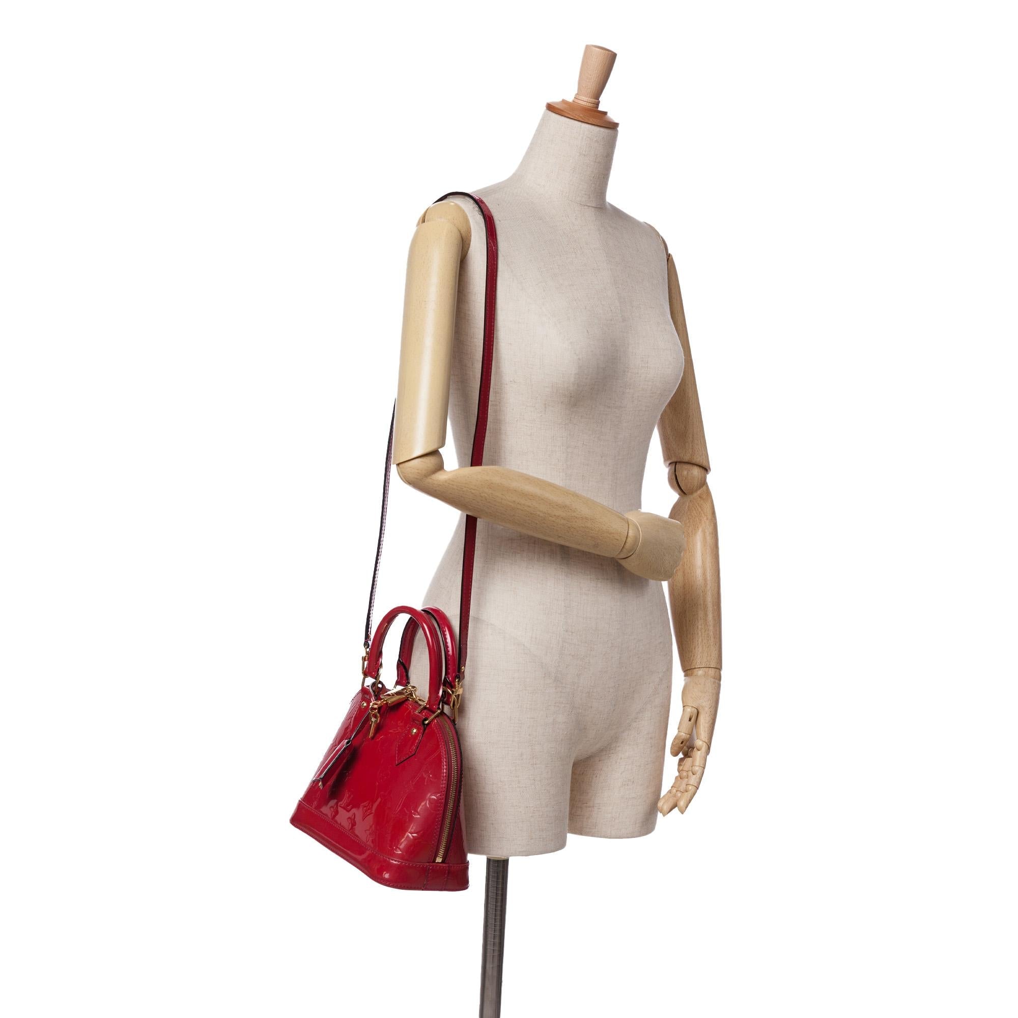 Louis Vuitton Monogram Vernis Alma BB