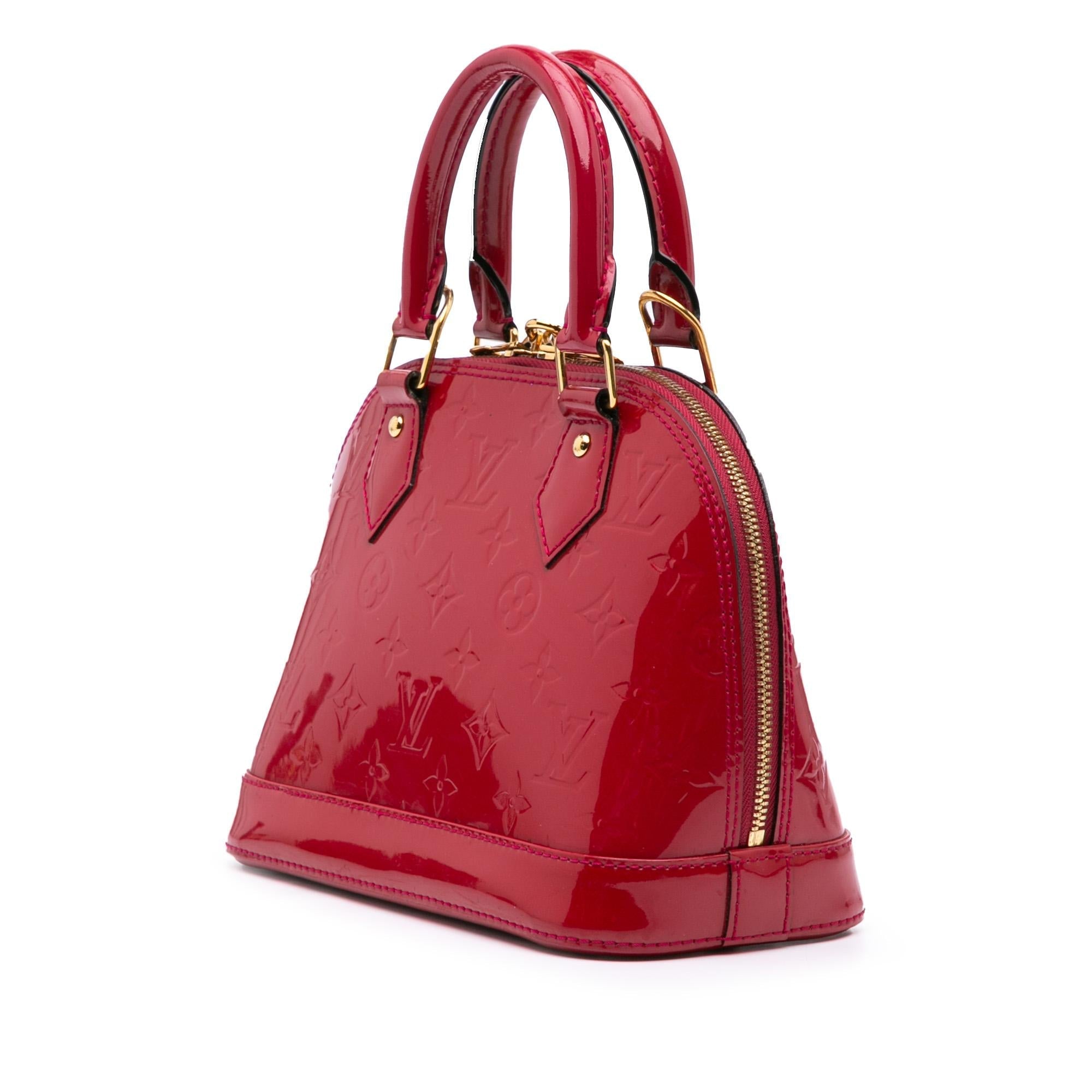 Louis Vuitton Monogram Vernis Alma BB