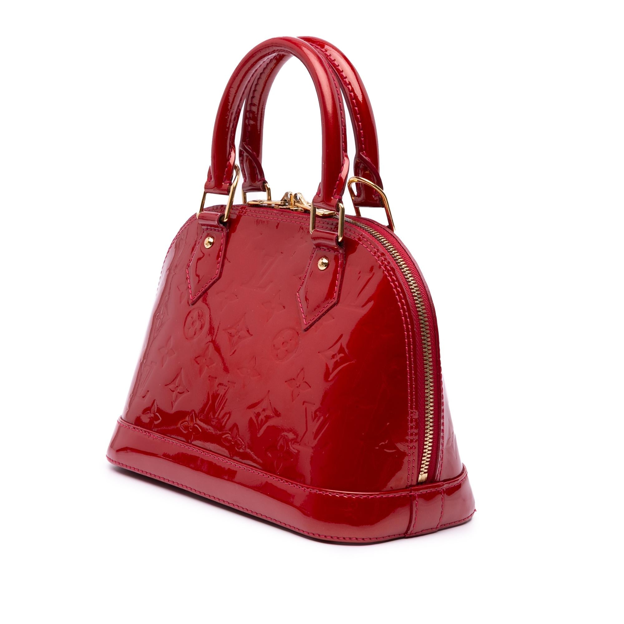 Louis Vuitton Monogram Vernis Alma BB