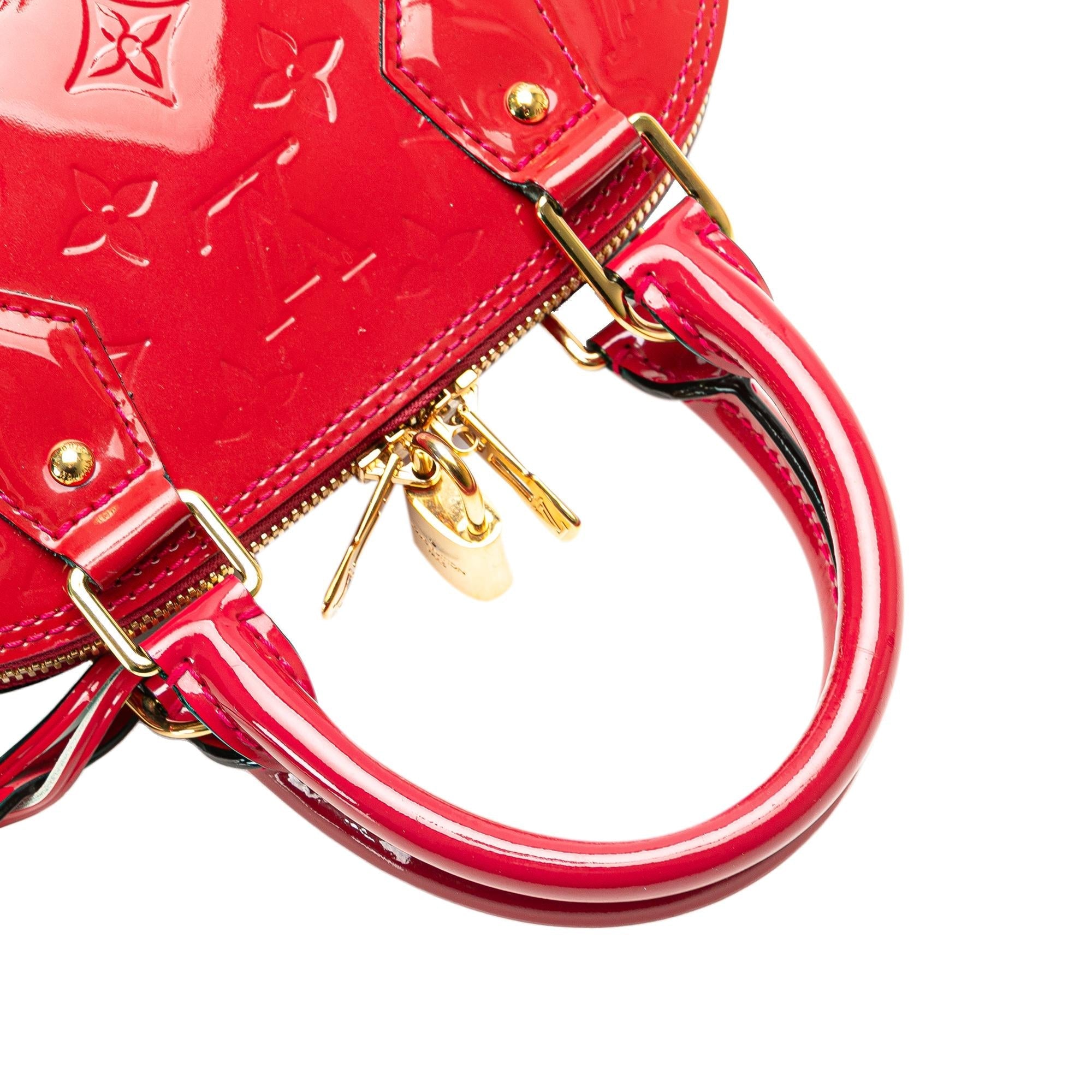 Louis Vuitton Monogram Vernis Alma BB