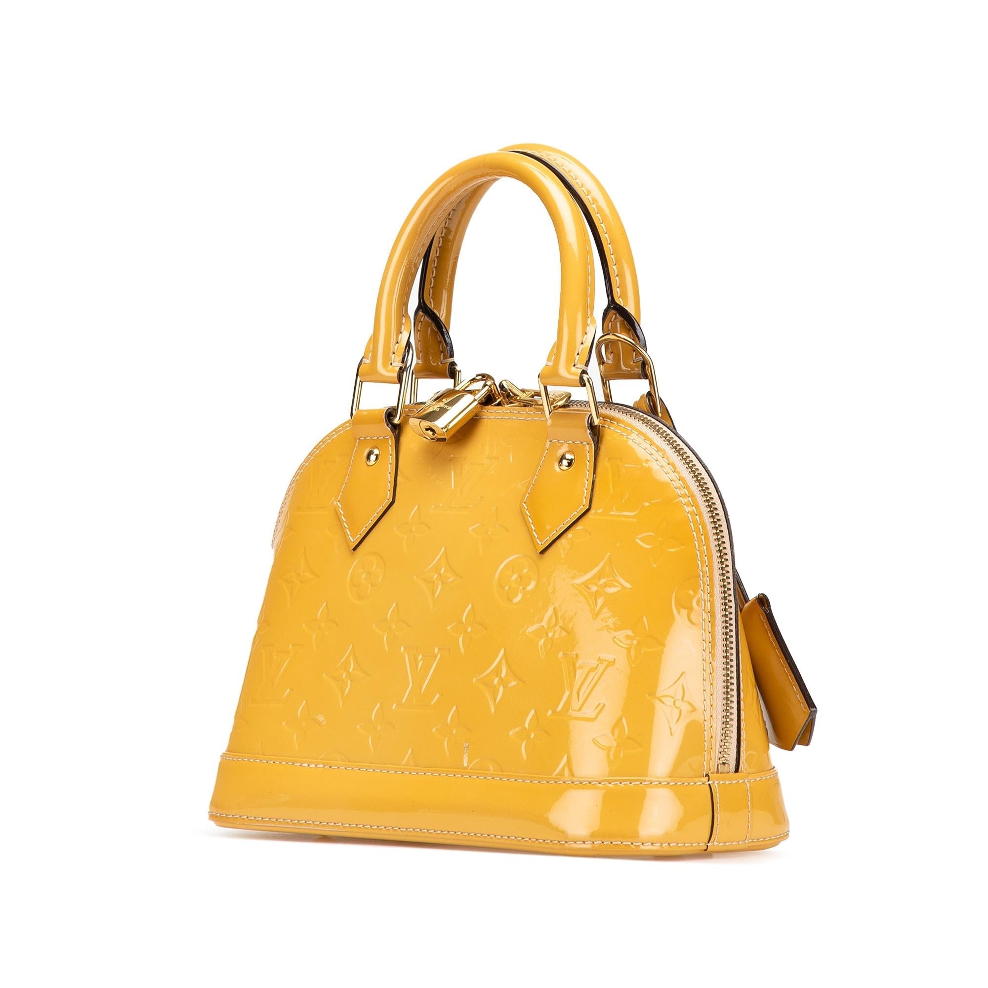 Louis Vuitton Monogram Vernis Alma BB