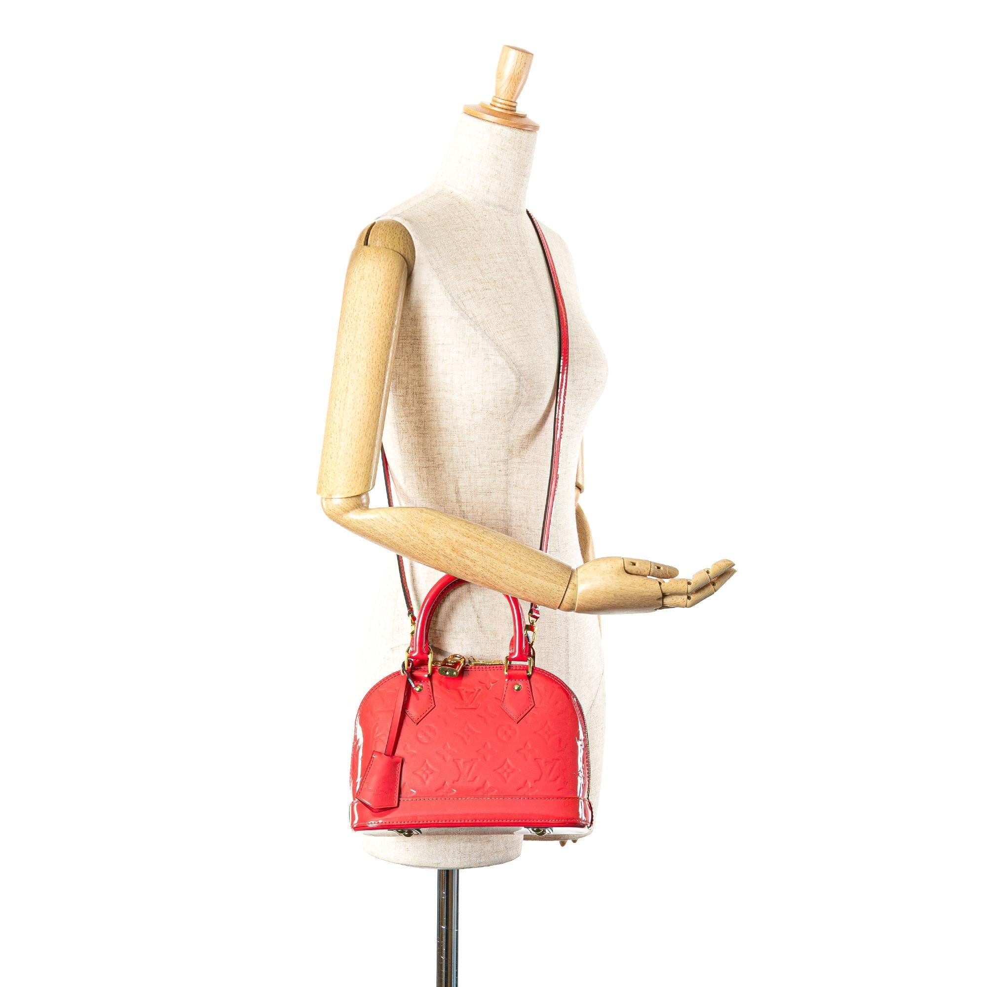 Louis Vuitton Monogram Vernis Alma BB