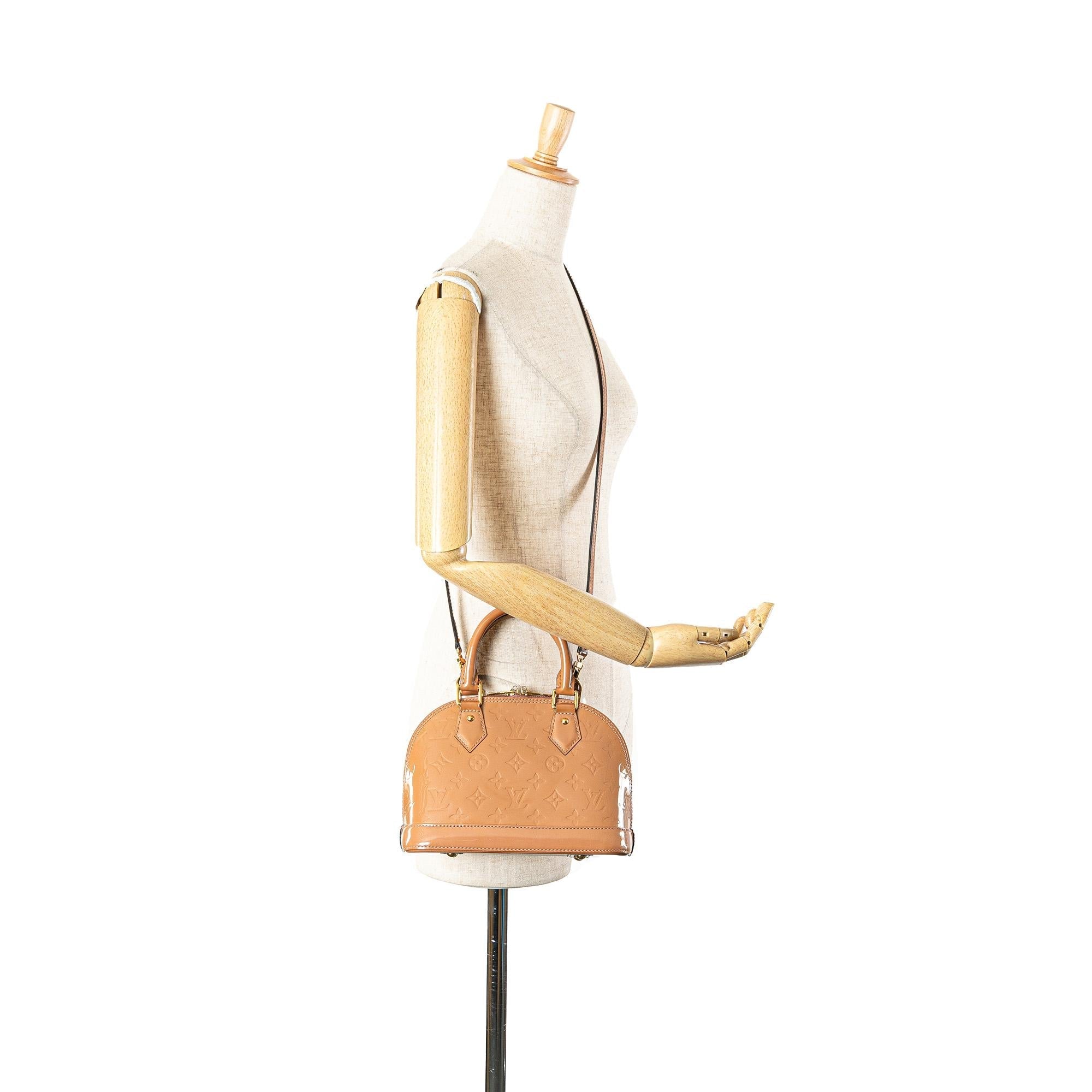 Louis Vuitton Monogram Vernis Alma BB