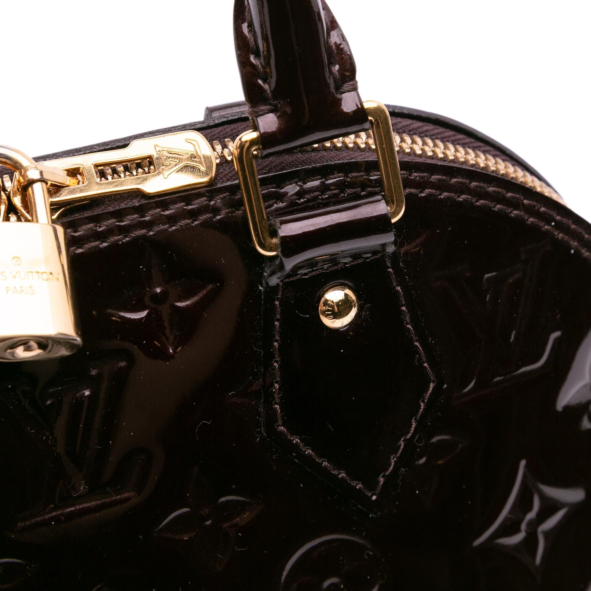 Louis Vuitton Monogram Vernis Alma BB