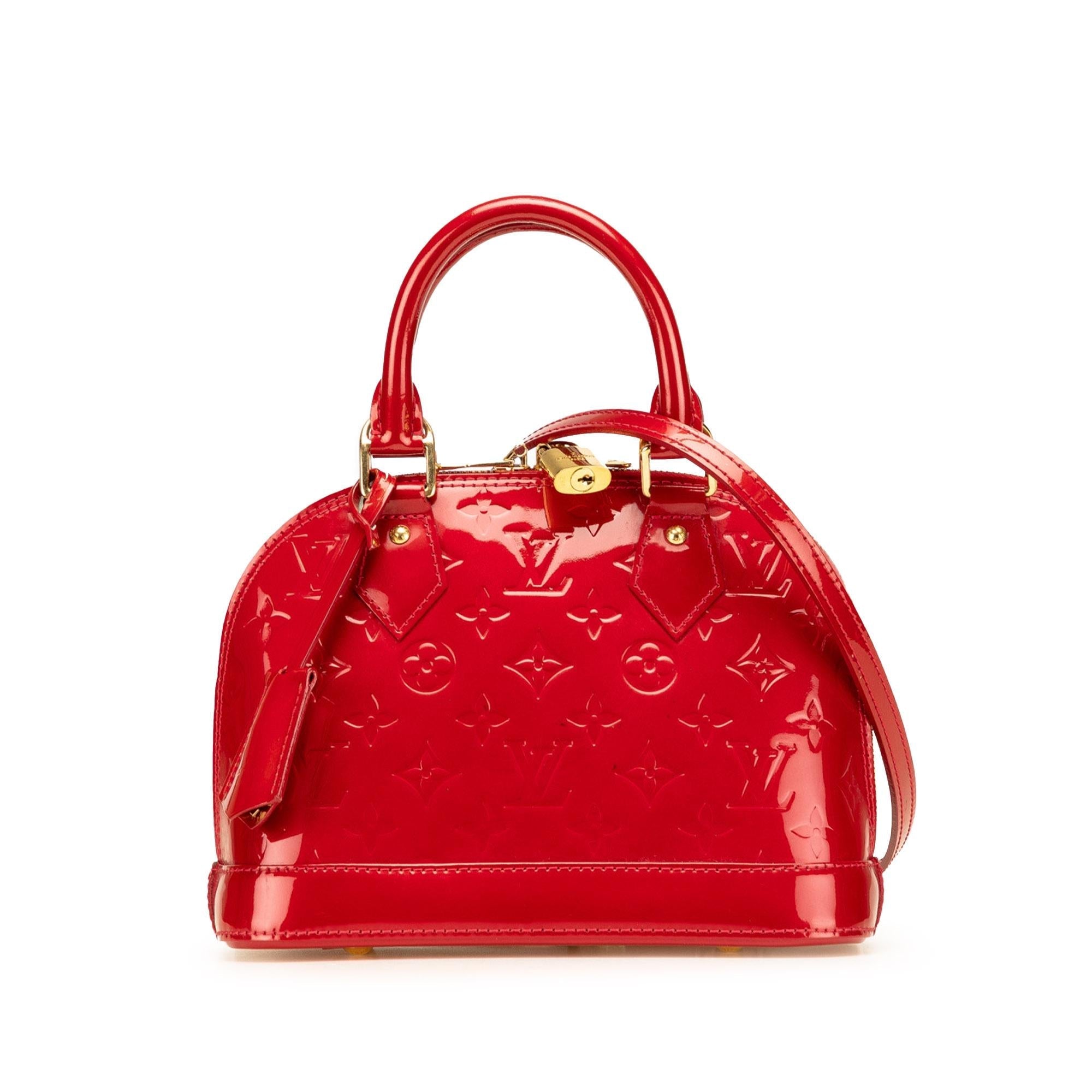 Louis Vuitton Monogram Vernis Alma BB