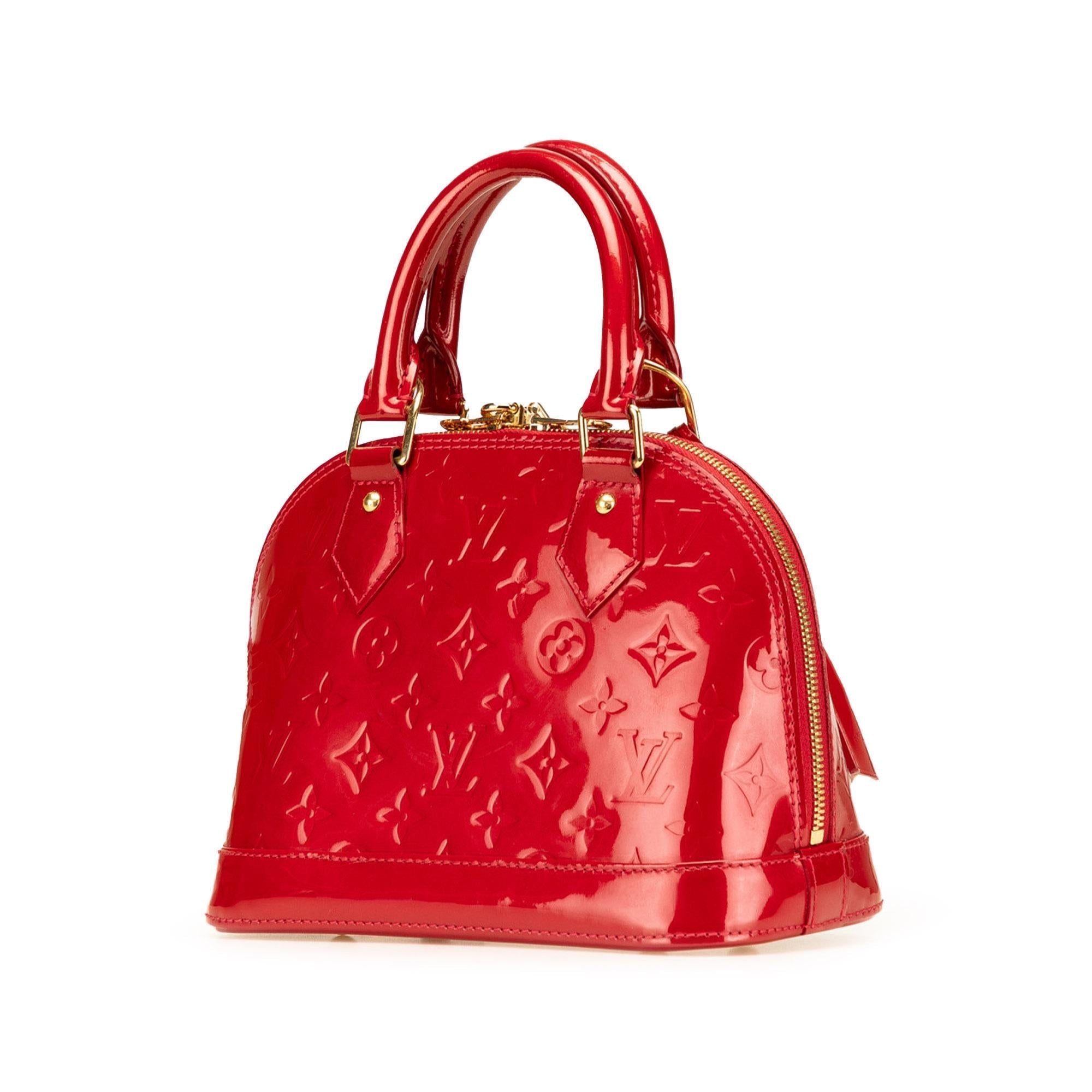 Louis Vuitton Monogram Vernis Alma BB