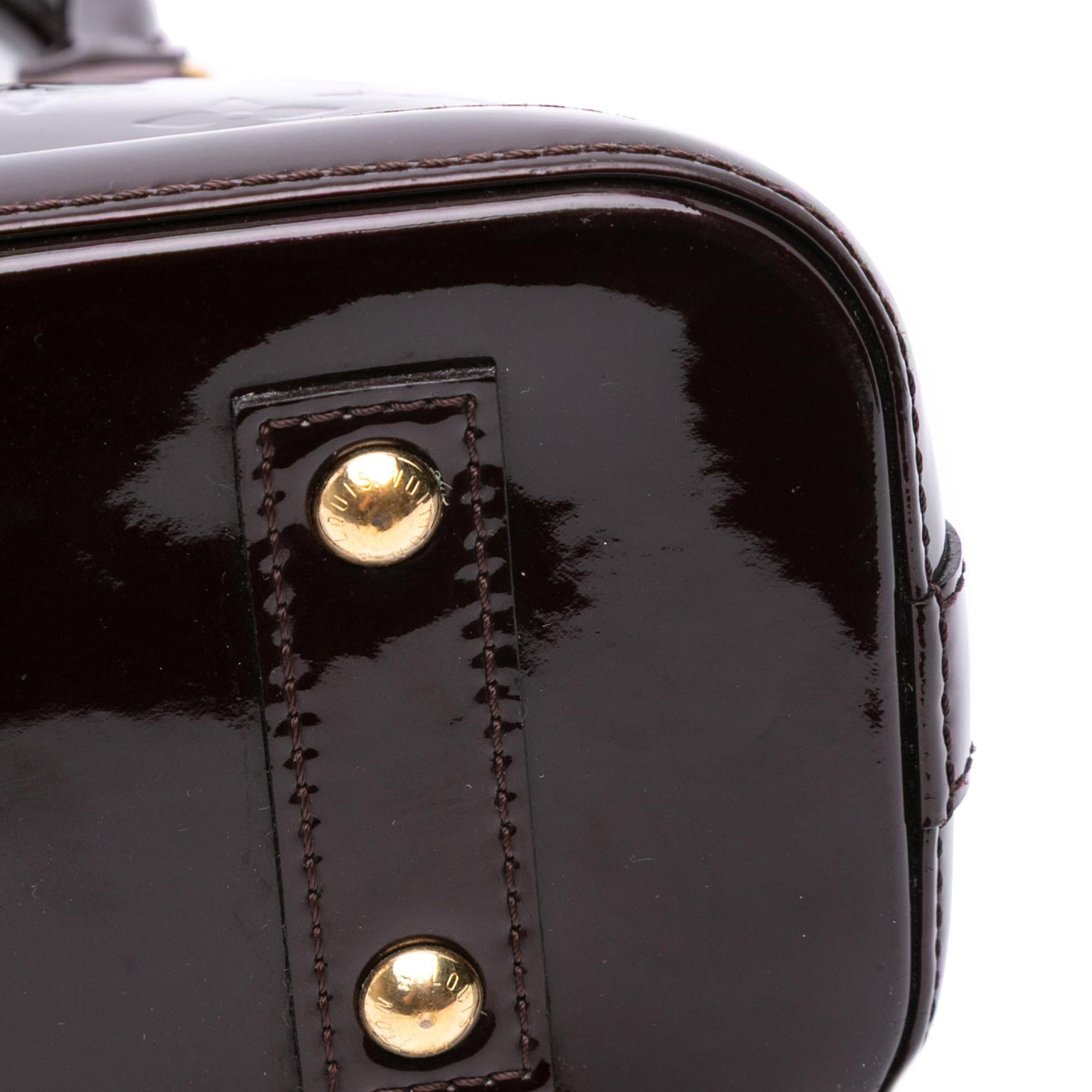 Louis Vuitton Monogram Vernis Alma BB