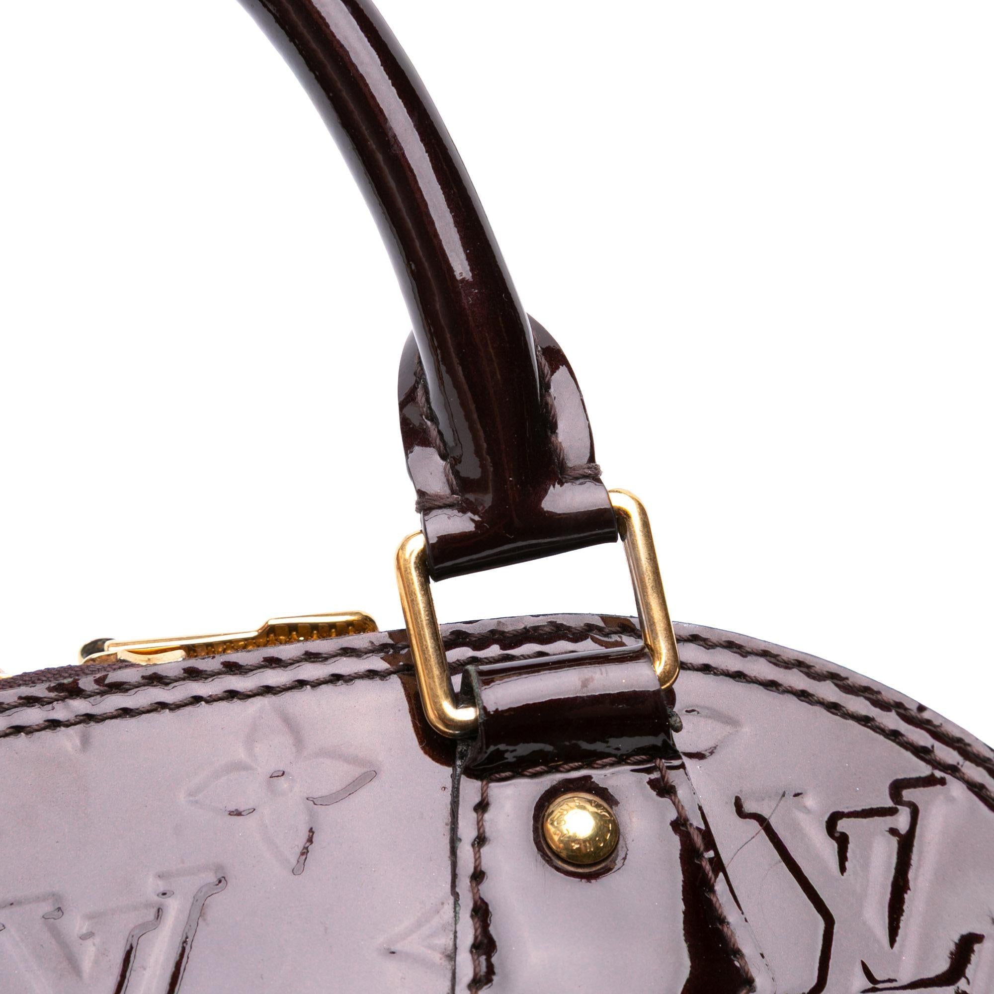 Louis Vuitton Monogram Vernis Alma BB