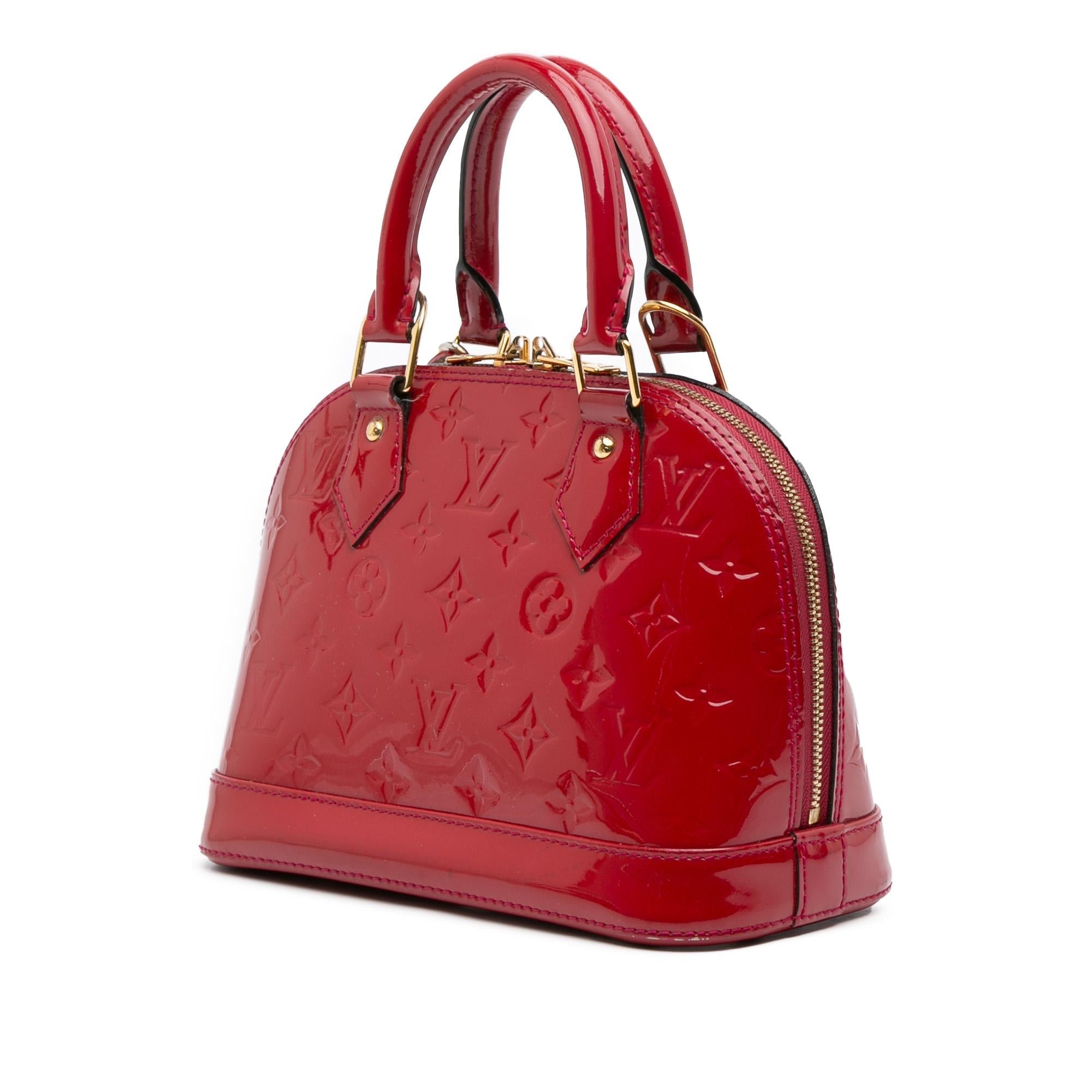 Louis Vuitton Monogram Vernis Alma BB