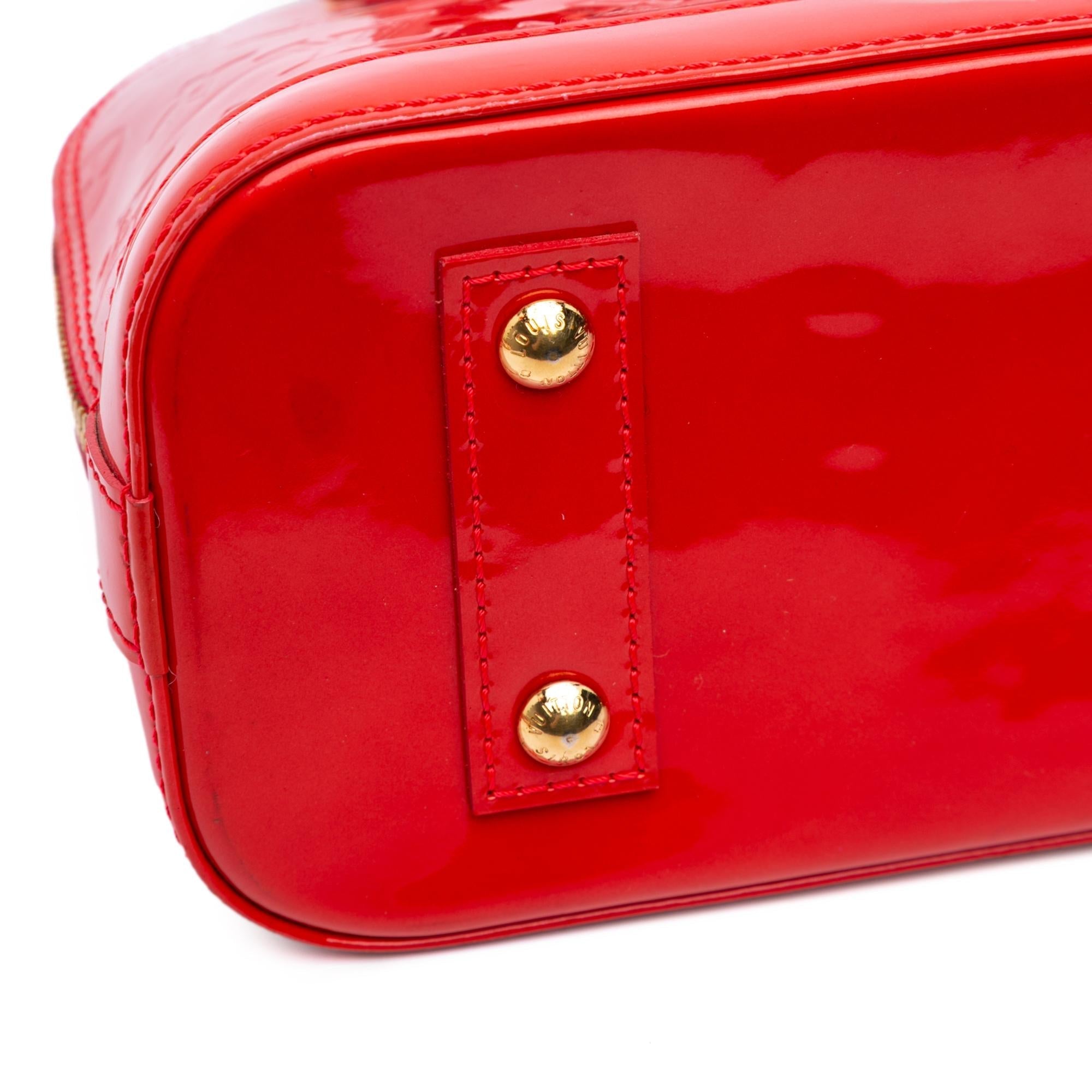 Louis Vuitton Monogram Vernis Alma BB