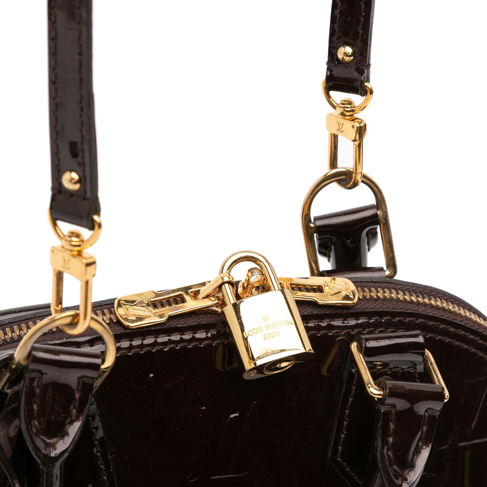 Louis Vuitton Monogram Vernis Alma BB