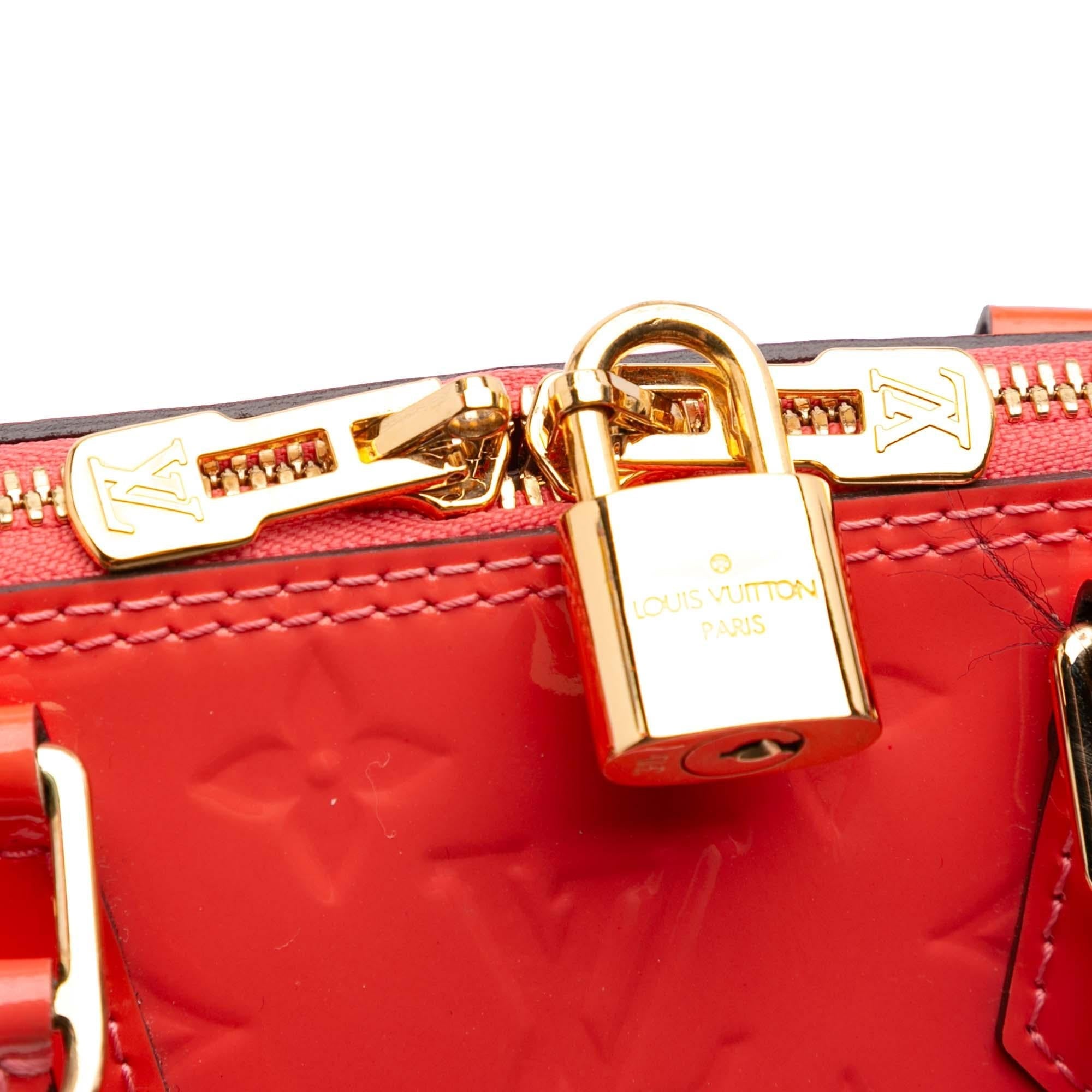 Louis Vuitton Monogram Vernis Alma BB