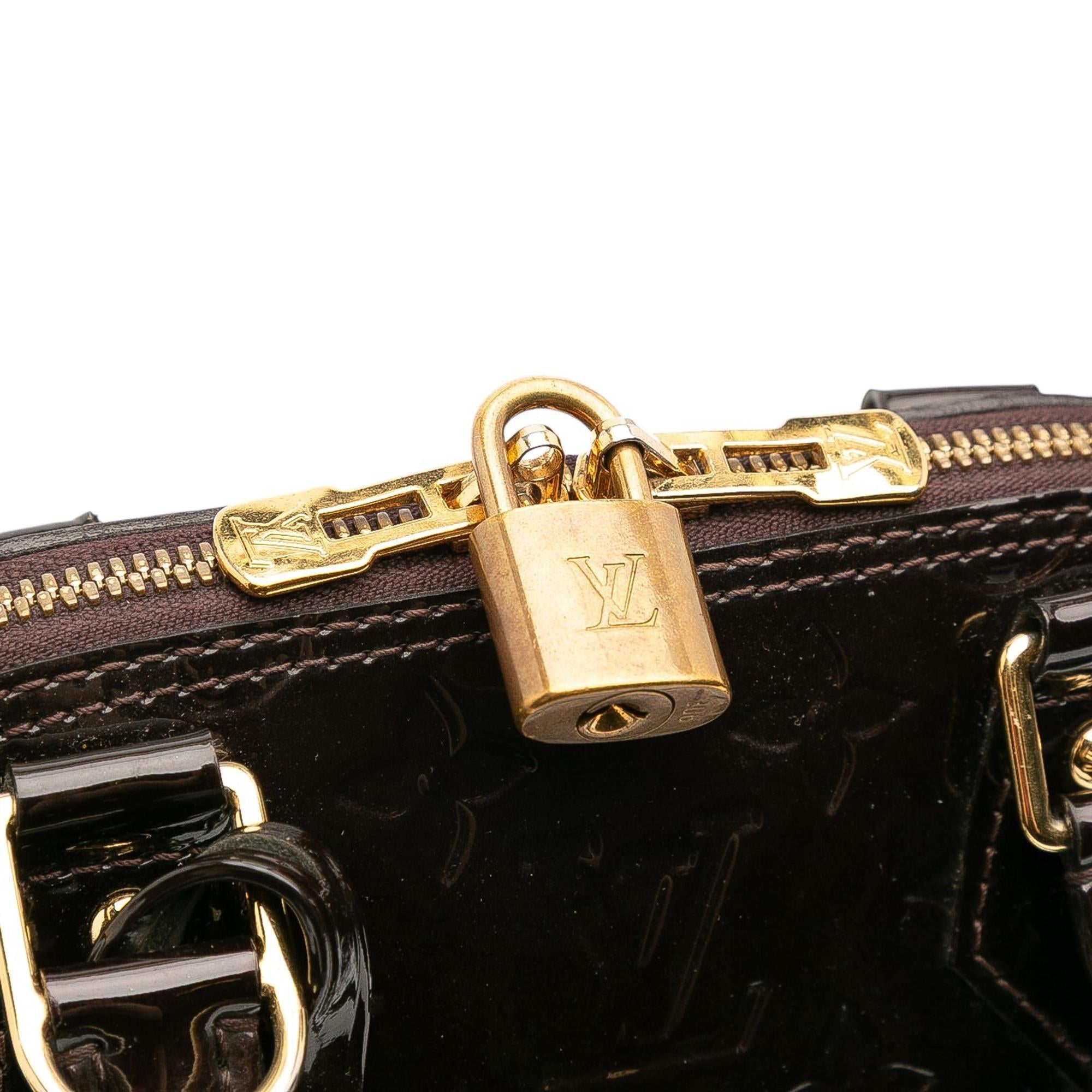 Louis Vuitton Monogram Vernis Alma BB