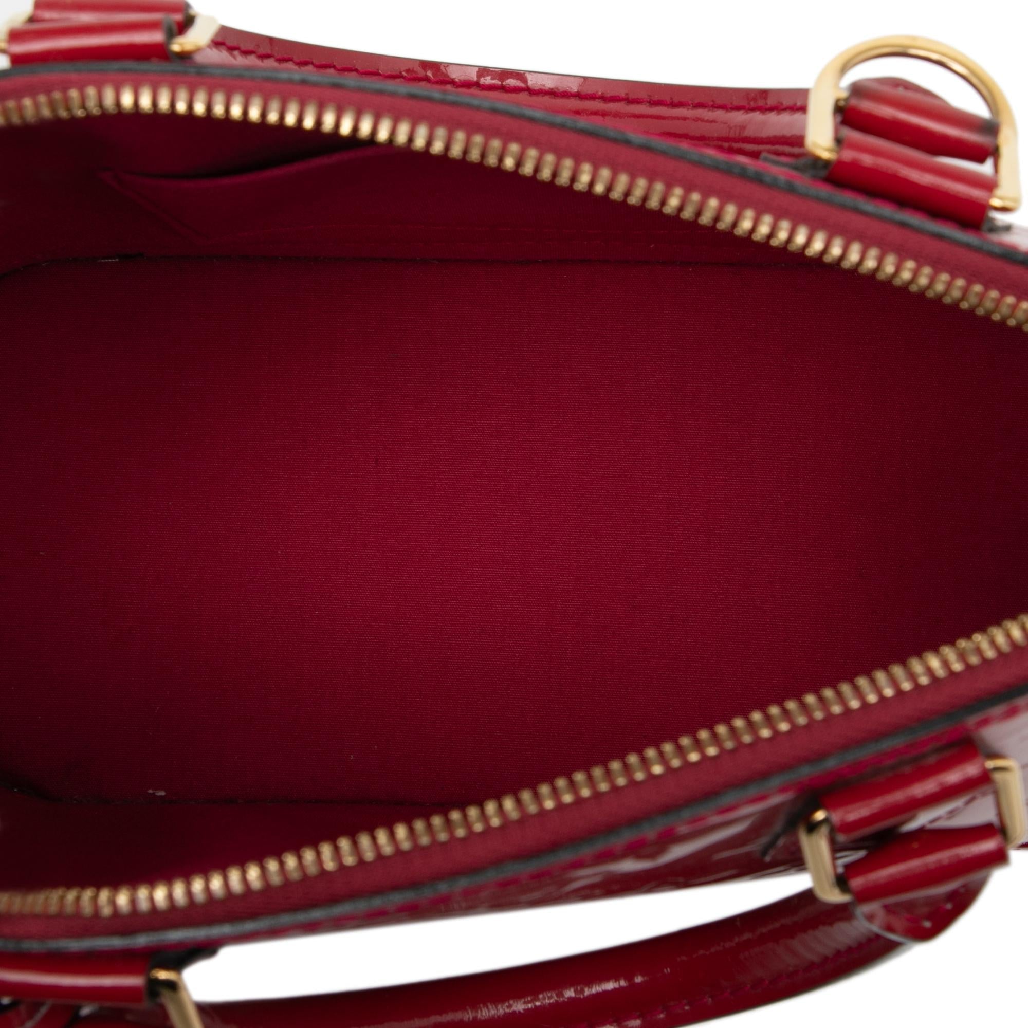 Louis Vuitton Monogram Vernis Alma BB