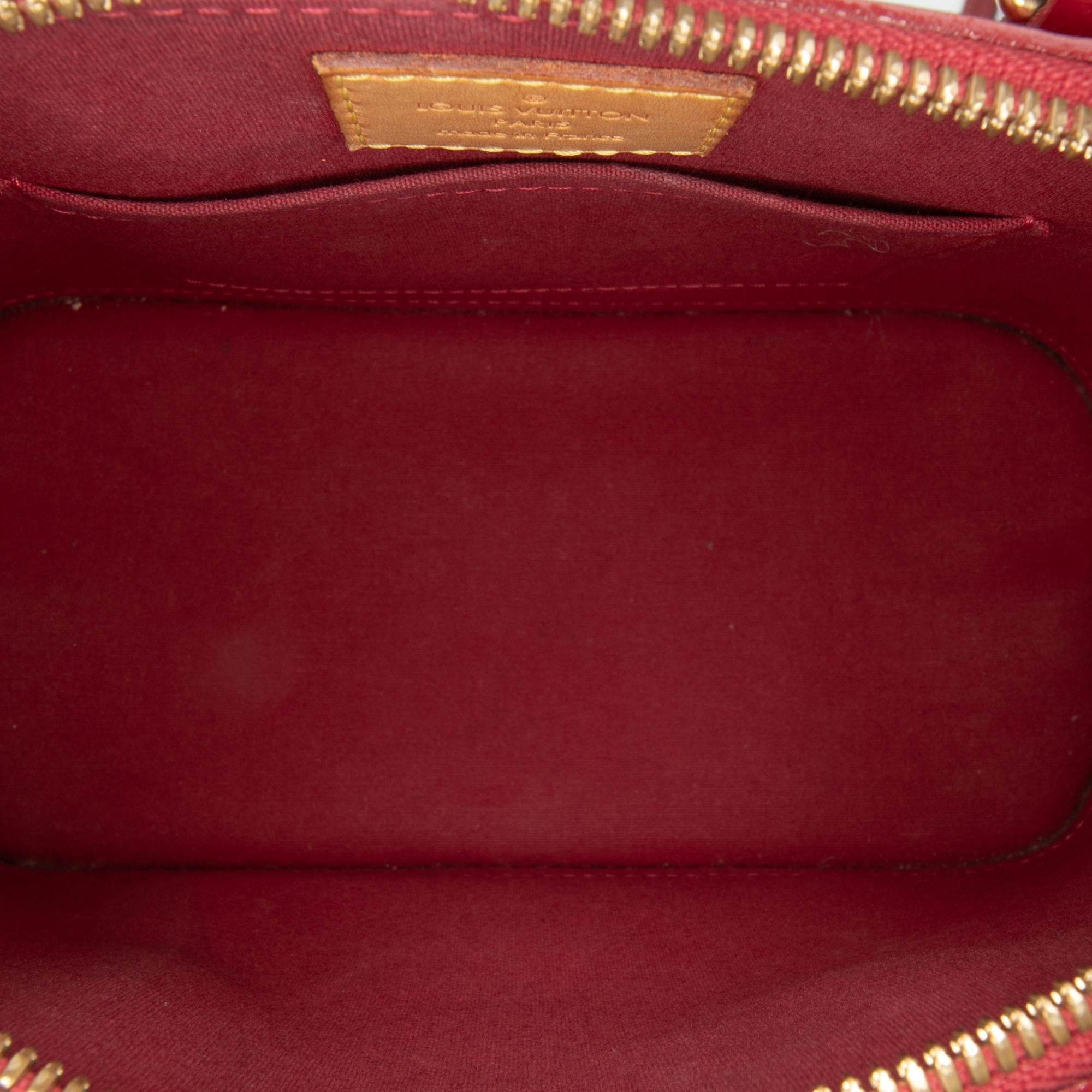 Louis Vuitton Monogram Vernis Alma BB