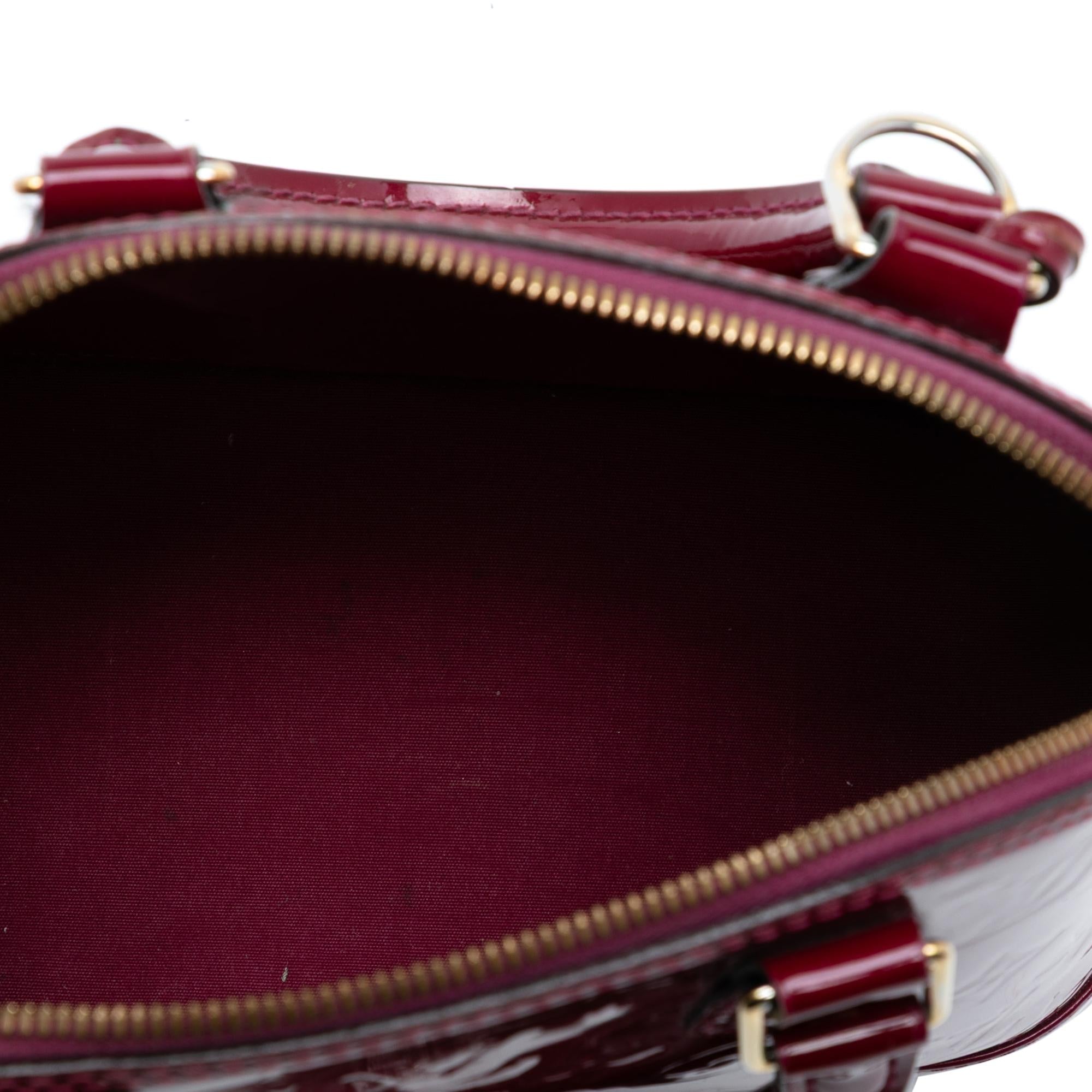Louis Vuitton Monogram Vernis Alma BB