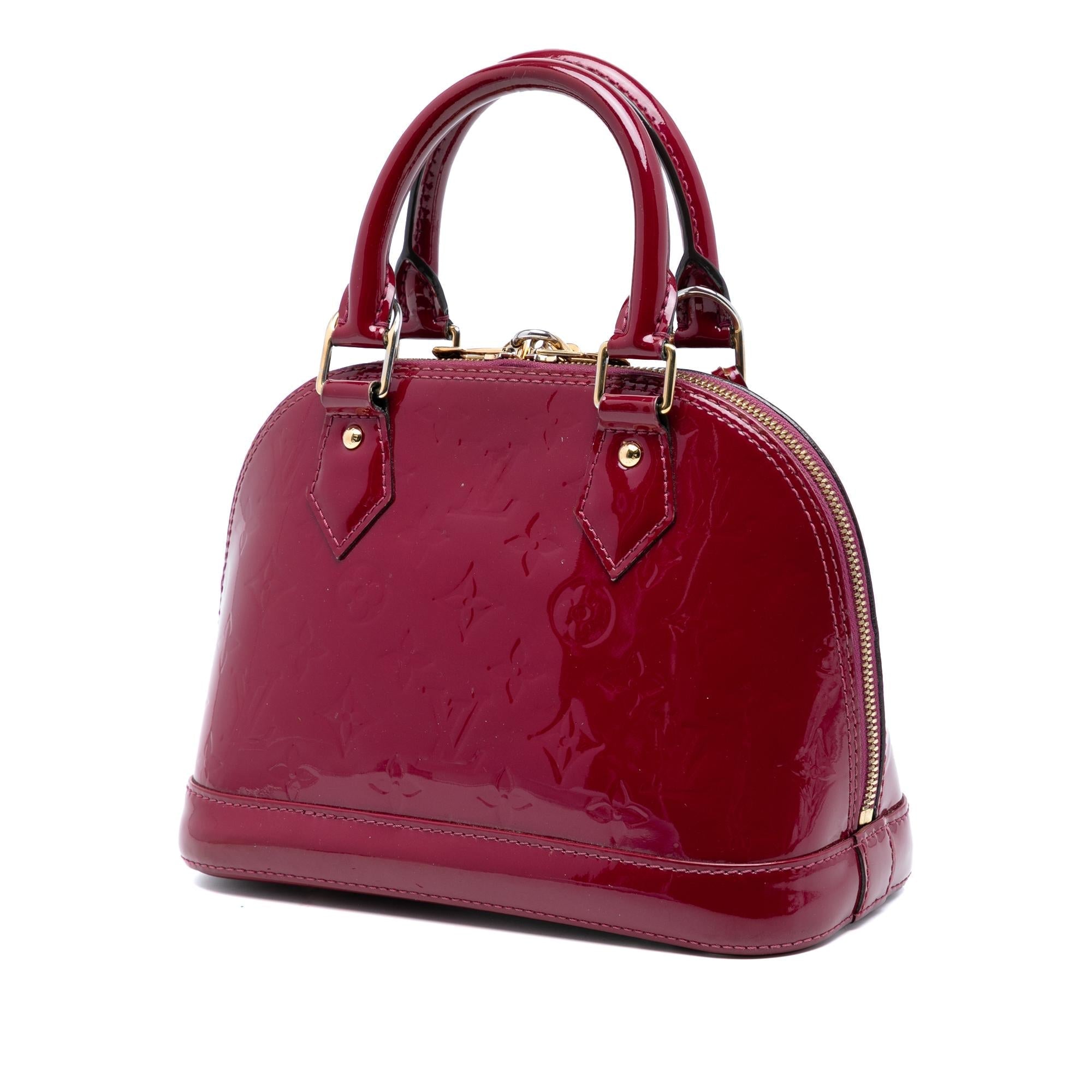 Louis Vuitton Monogram Vernis Alma BB