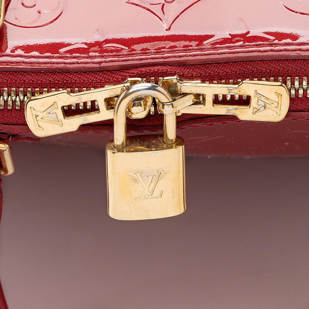 Louis Vuitton Monogram Vernis Alma GM Satchel (SHF-18772)