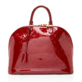 Louis Vuitton Monogram Vernis Alma GM Satchel (SHF-18772)