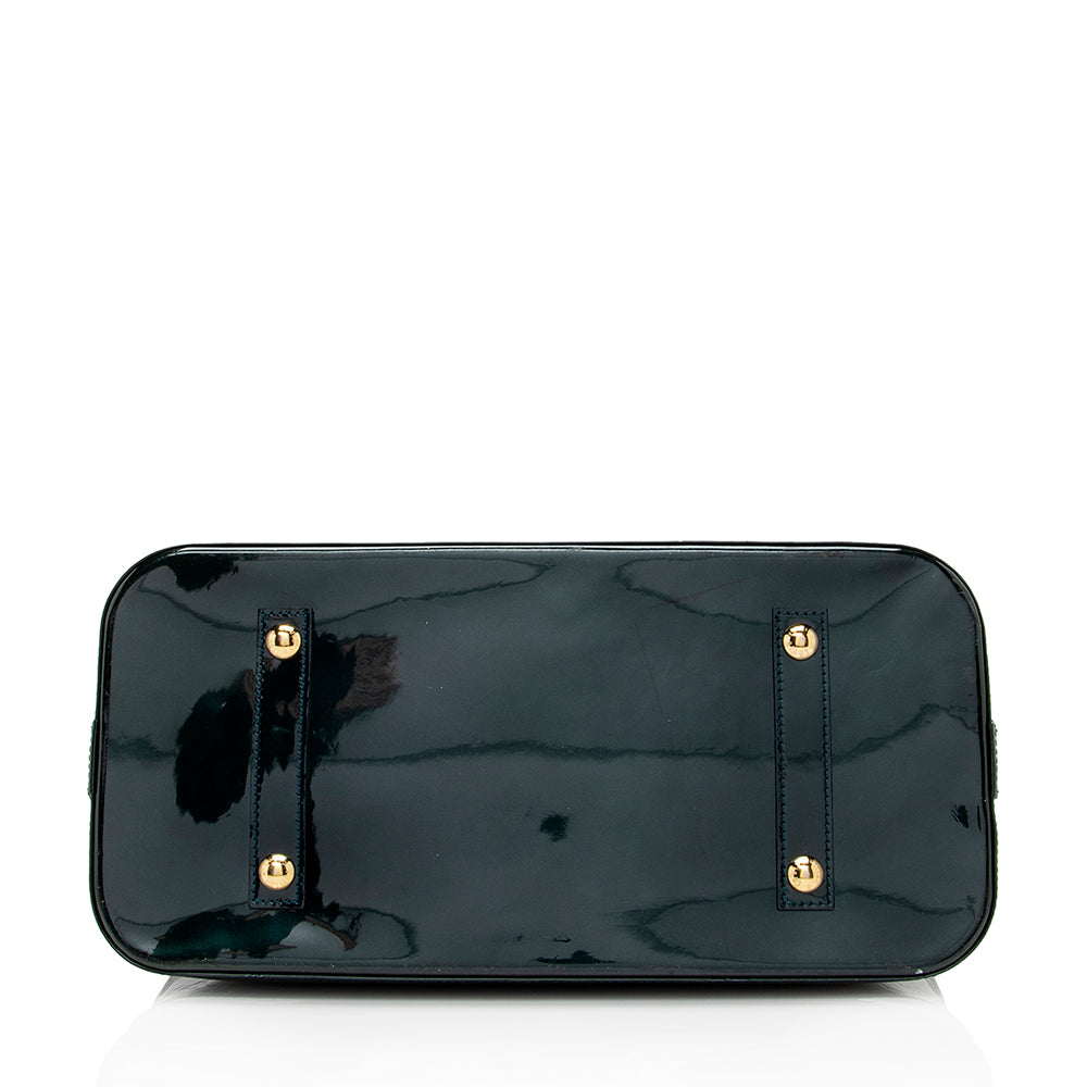 Louis Vuitton Monogram Vernis Alma GM Satchel (SHF-20432)