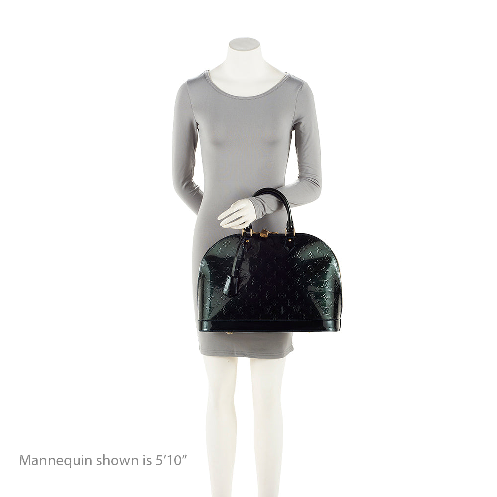 Louis Vuitton Monogram Vernis Alma GM Satchel (SHF-20432)
