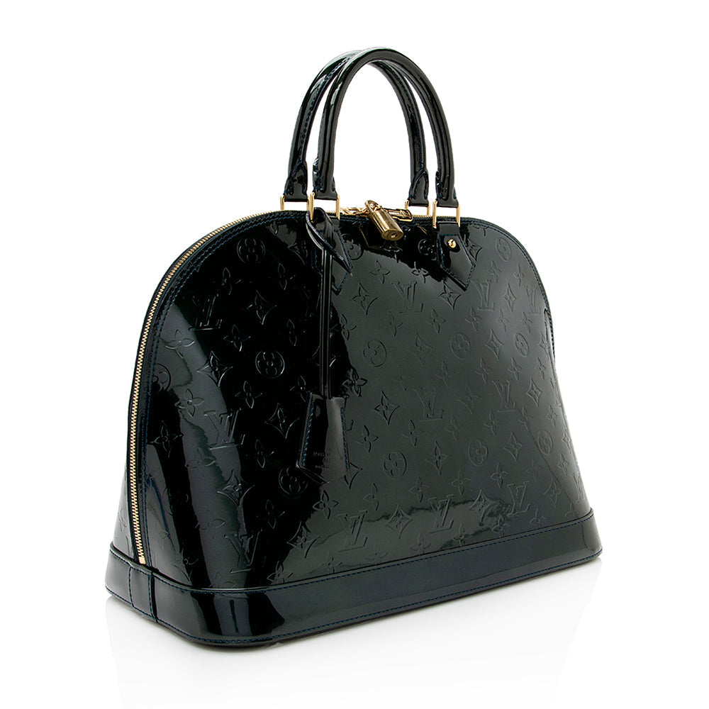 Louis Vuitton Monogram Vernis Alma GM Satchel (SHF-20432)